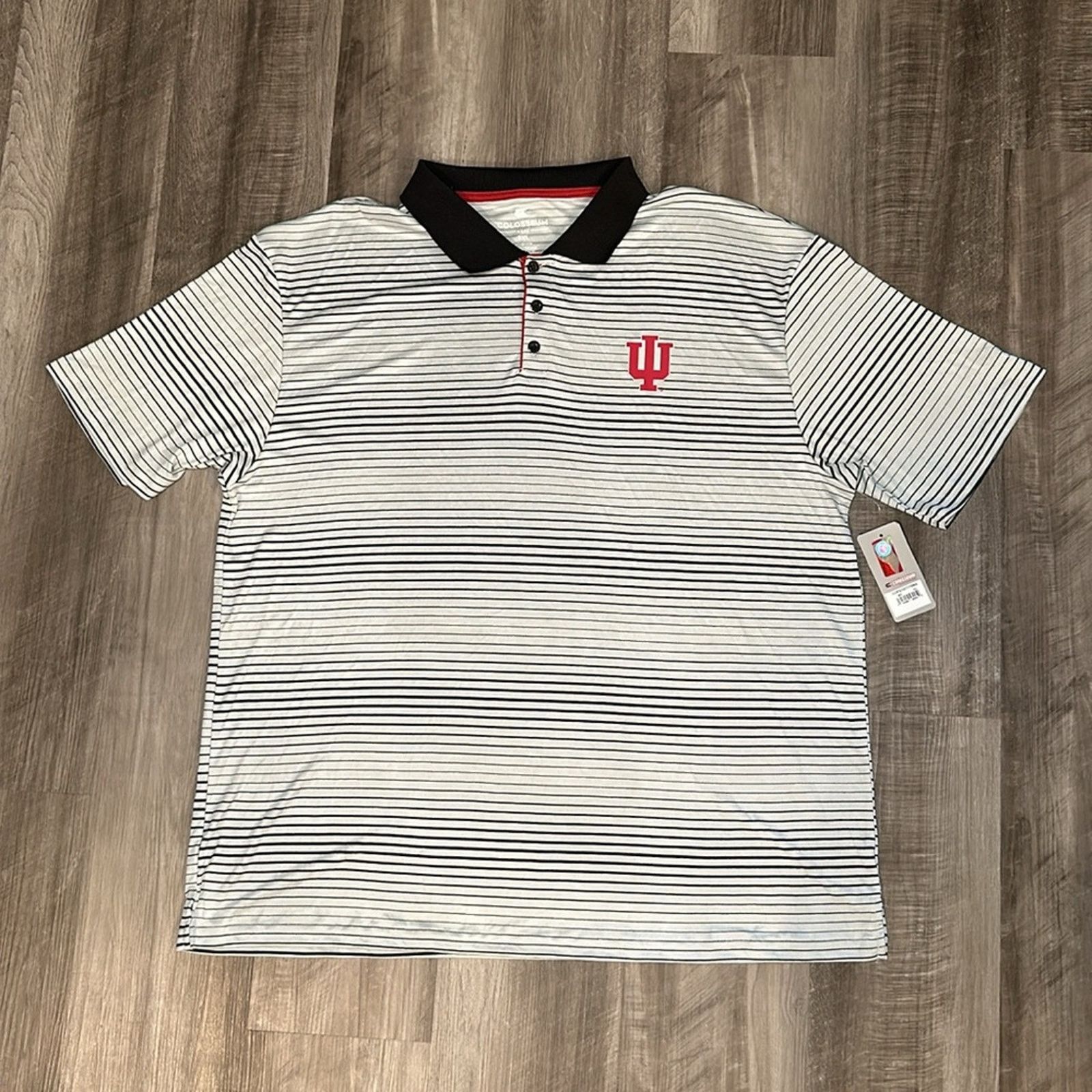 Colosseum Athletics Indiana Hoosiers Colosseum Polo - 3XL Size US XXL / EU 58 / 5 - 2 Thumbnail