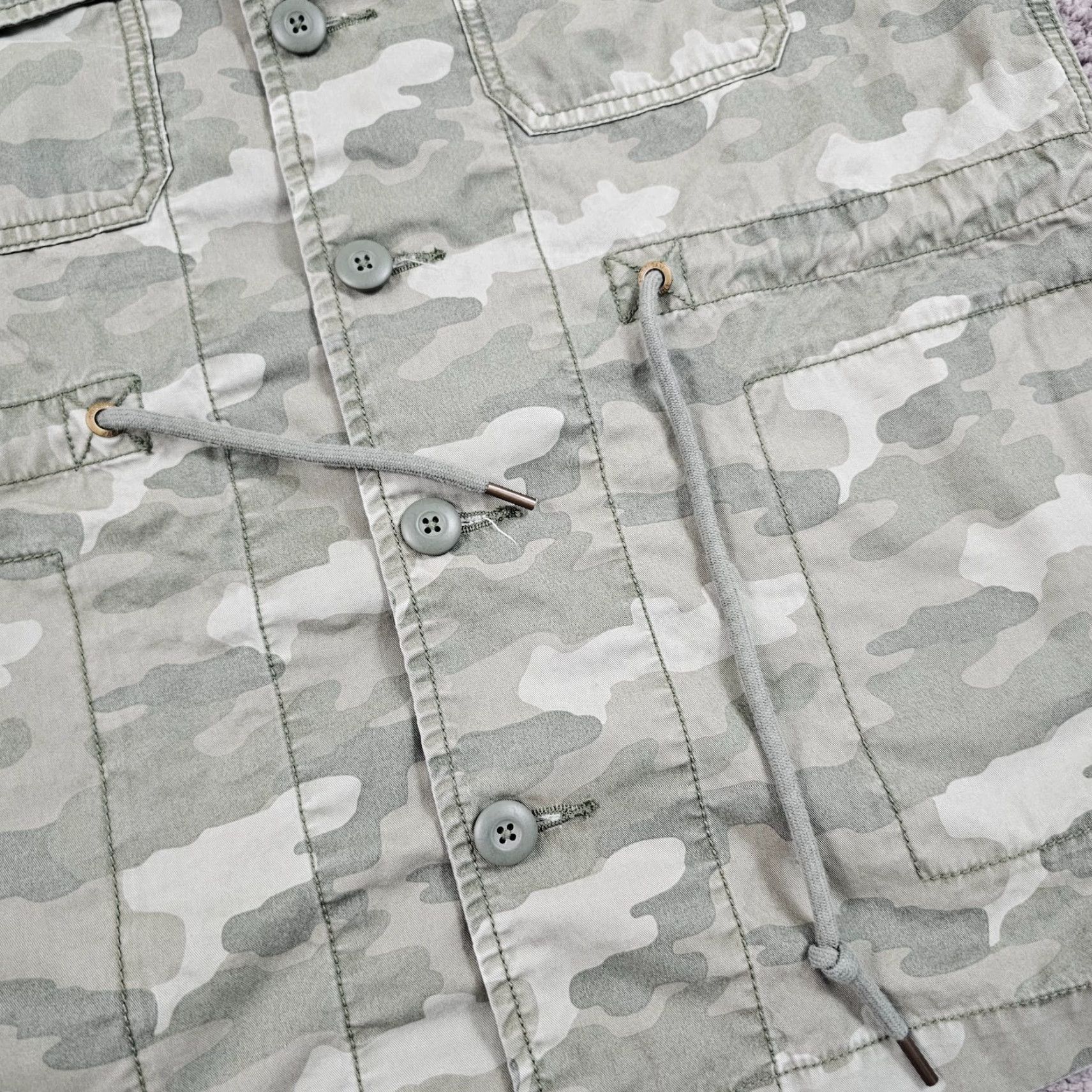 American Eagle Outfitters VINTAGE American Eagle Outfitters Military Jacket Men Medium M Green Camo Cotton Utility Size US M / EU 48-50 / 2 - 3 Thumbnail
