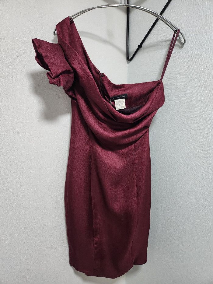 Dsquared2 Dsquared2 Silk One Shoulder Sheath Dress Size S / US 4 / IT 40 - 5 Thumbnail