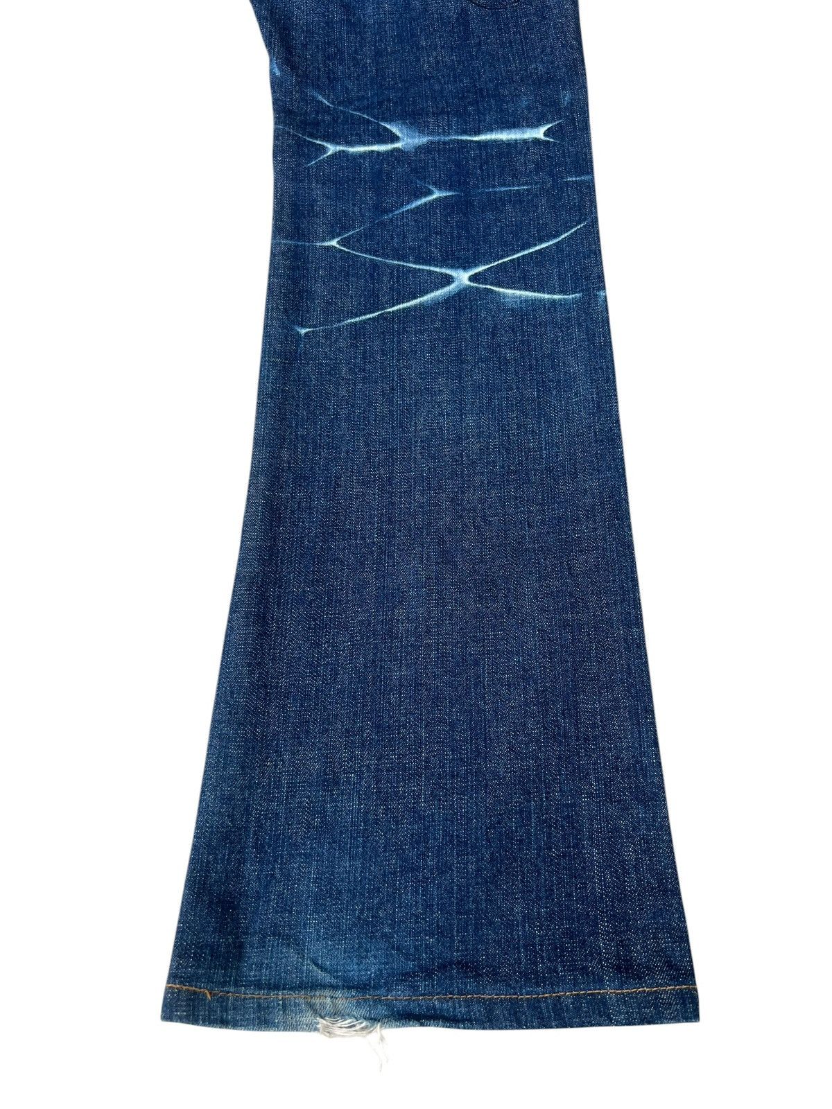 Morgan Homme RARE Morgan Homme Japan Distressed Denim Flare Jeans Size US 31 - 15 Thumbnail