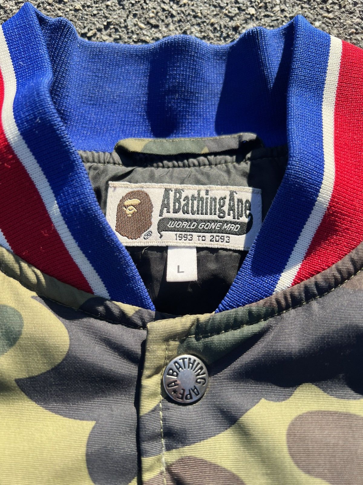 Bape BAPE 1st Camo Varsity Jacket Size US L / EU 52-54 / 3 - 6 Thumbnail