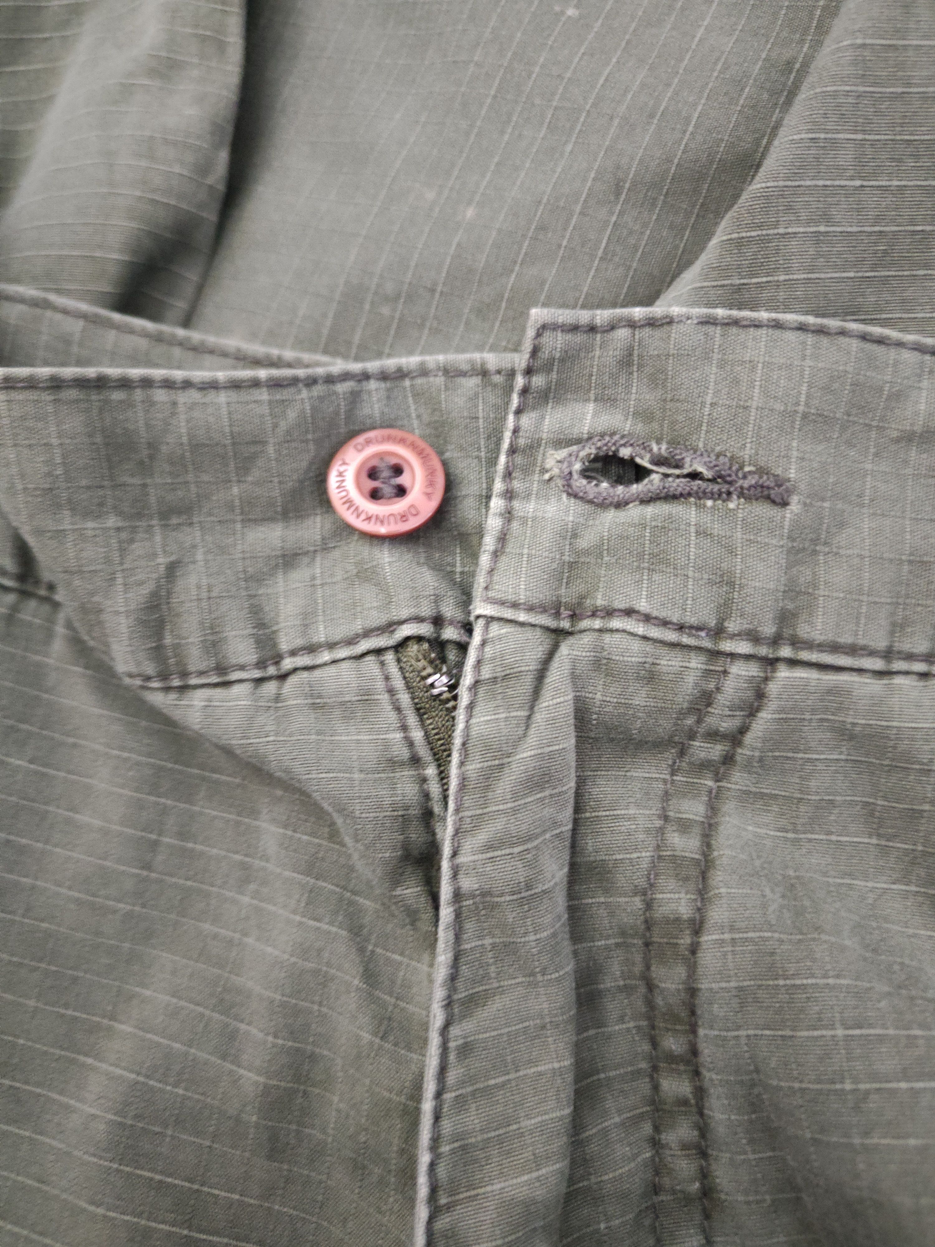 DrunknMunky DL Drunkn Munky Green Multipocket Tactical Cargo Pants #942 Size US 34 / EU 50 - 17 Thumbnail