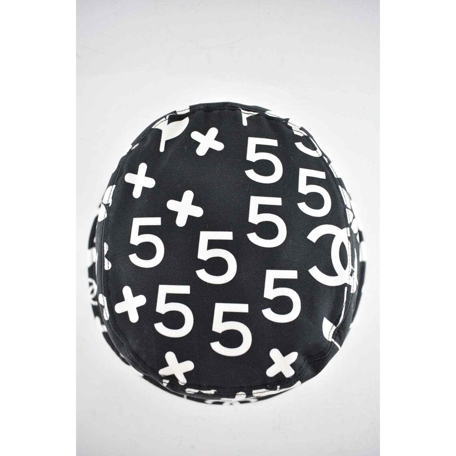 Chanel Chanel Graffiti CC Silver Logo Sun Cloche Bucket Hat L Large Size ONE SIZE - 7 Thumbnail