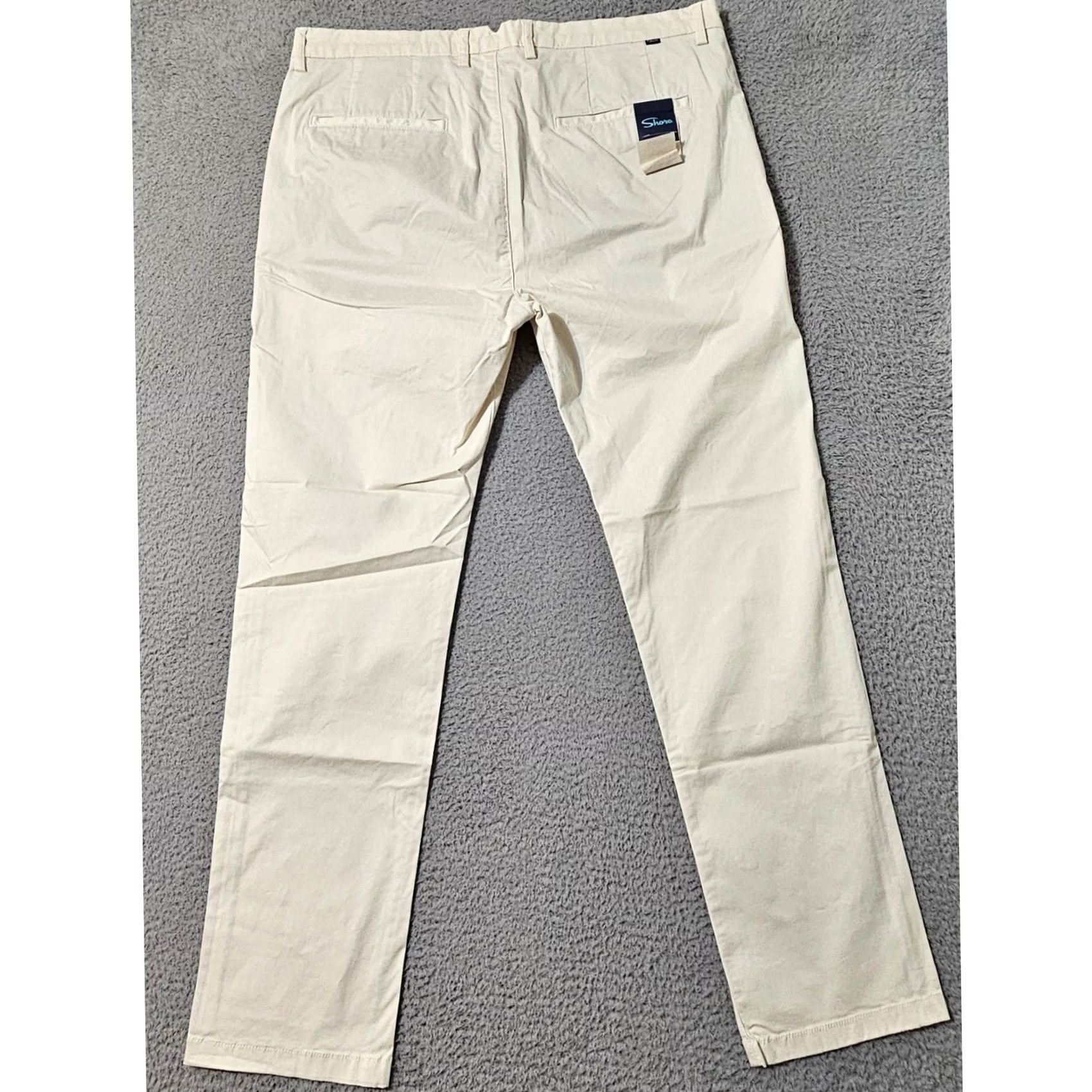Vintage Shore The Matt Pants Mens Size 38 x 31 Gray Slim Fit Stretch Fabric Chinos Size US 38 / EU 54 - 2 Thumbnail
