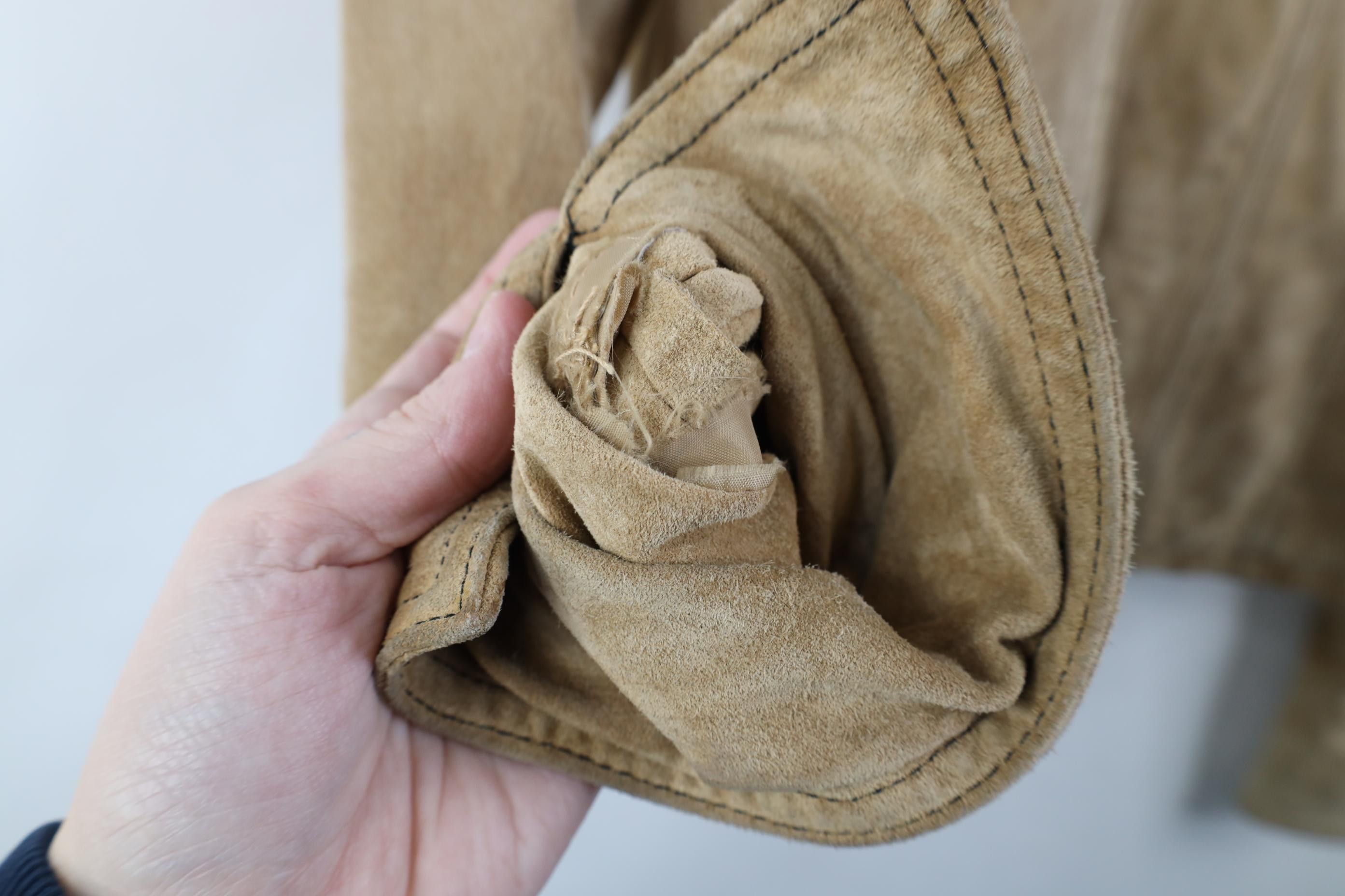 Vintage Vintage 90s Streetwear Babydoll Suede Leather Jacket Size M / US 6-8 / IT 42-44 - 9 Thumbnail