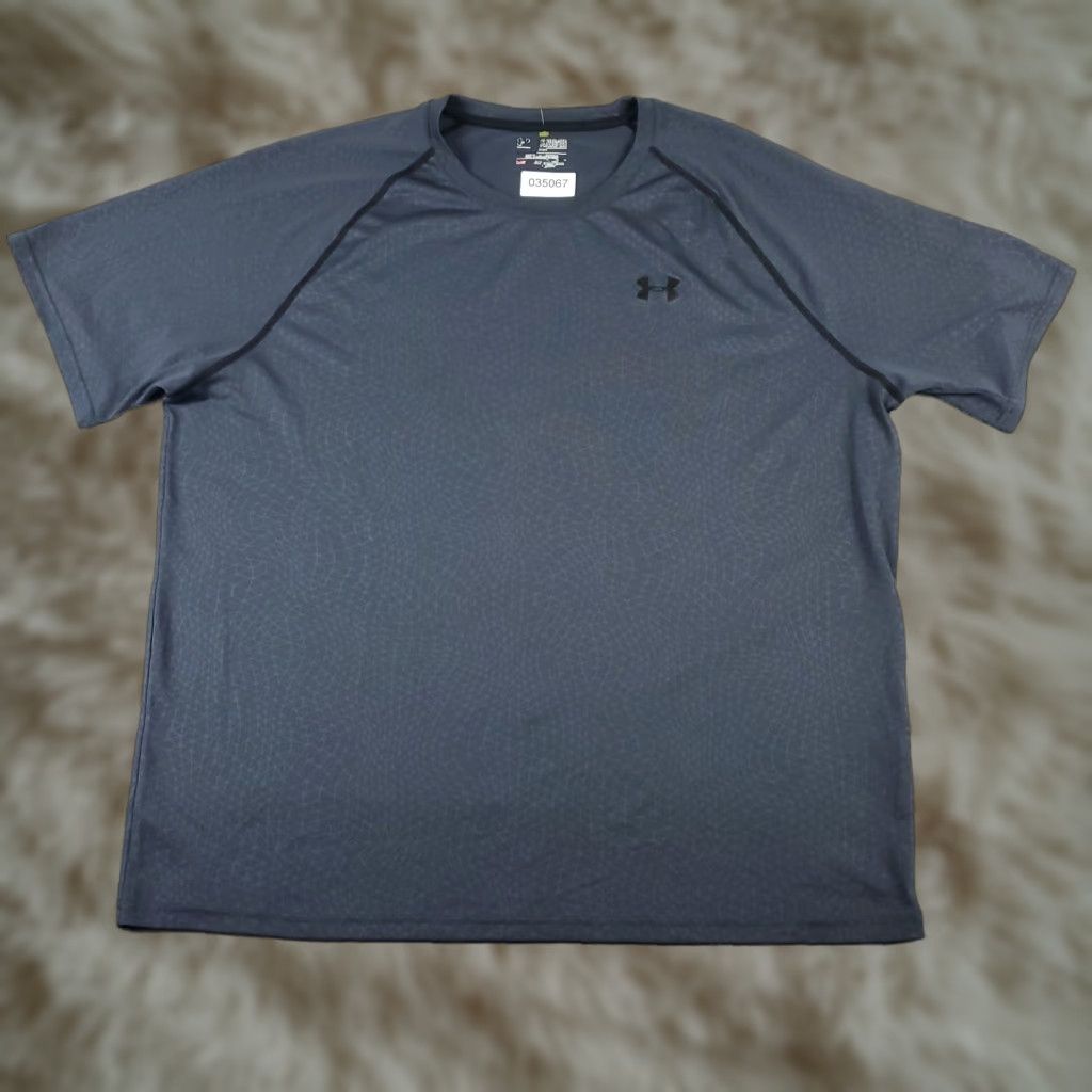 Under Armour Under Armour T Shirt Mens 2XL Gray Active Work Out Short Sleeve Shirt Mens Gray Under Armour Heatgear Active Sports Casual Size US XXL / EU 58 / 5 - 1 Thumbnail