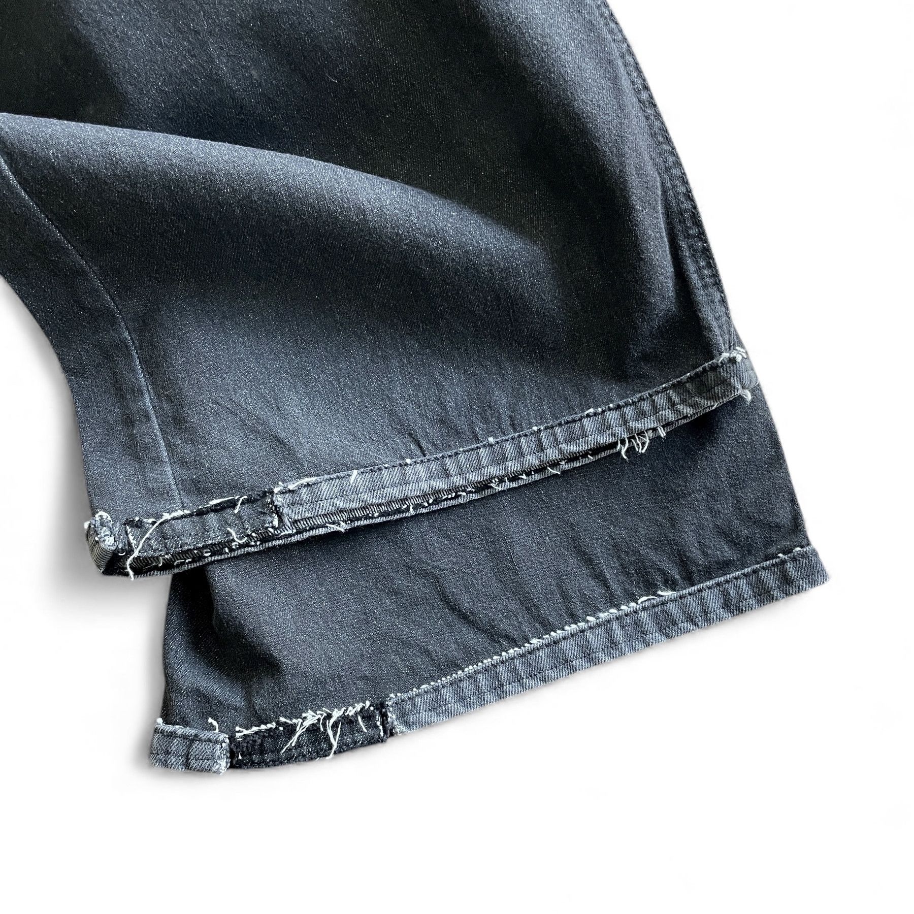 Japanese Brand Baggy skater hiphop linen like washed denim jeans Size US 34 / EU 50 - 7 Thumbnail