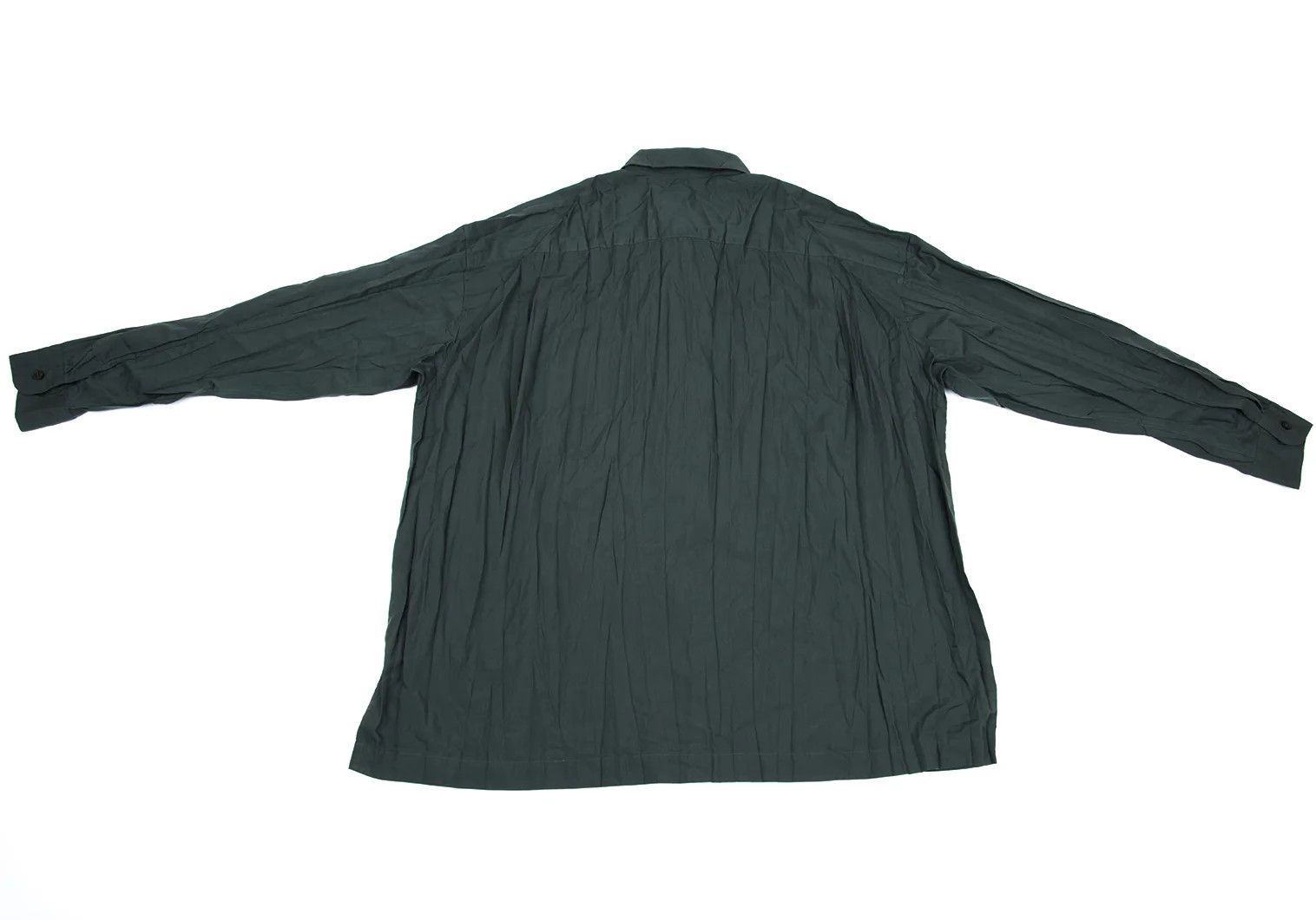Issey Miyake Pleated Shirt in Blue Gray, Size M Size US M / EU 48-50 / 2 - 13 Thumbnail
