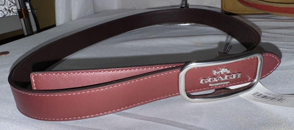 Coach Morgan 25 Leather Belt CE969