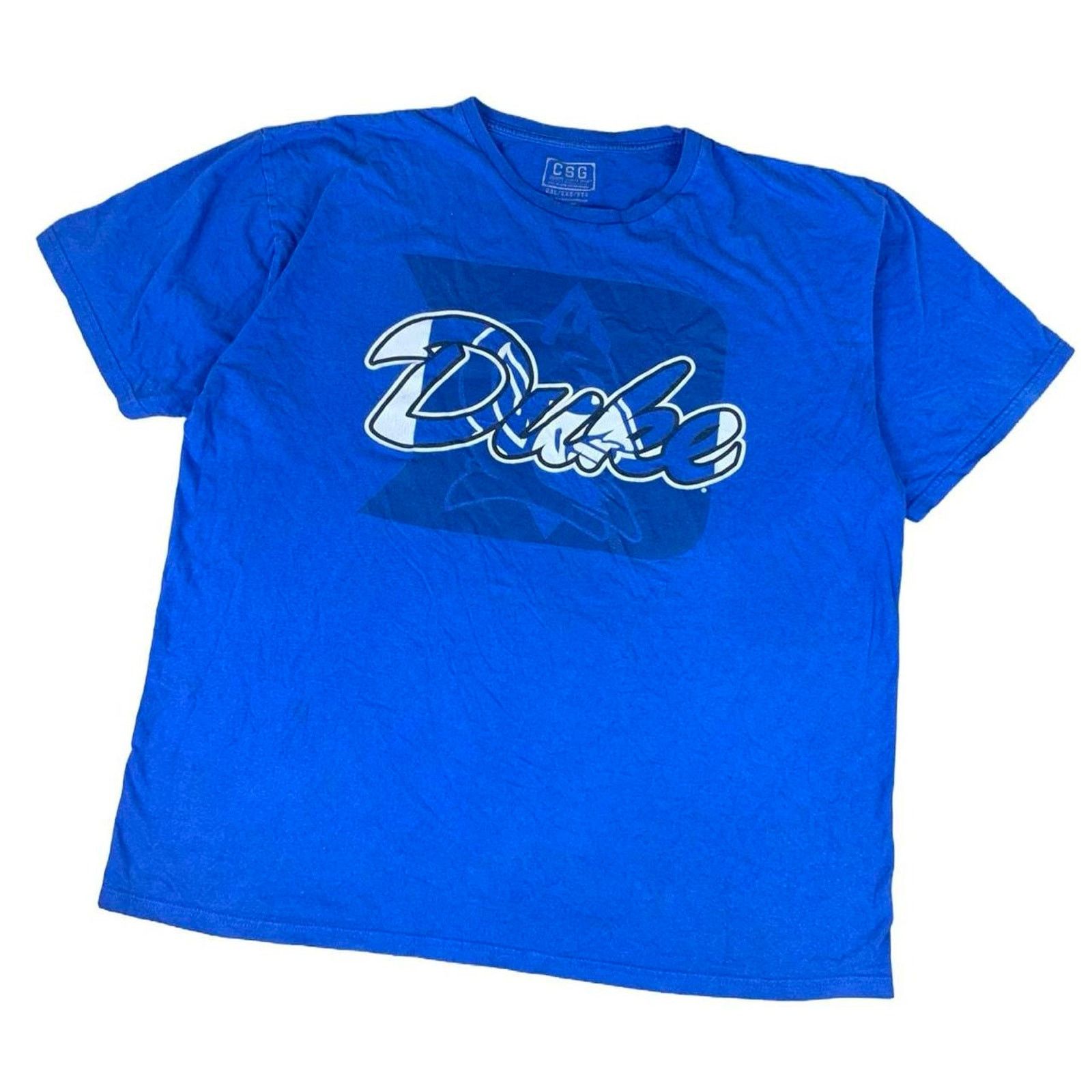 Vintage Vintage Y2K Duke University Logo T-shirt Size US XXL / EU 58 / 5 - 1 Thumbnail