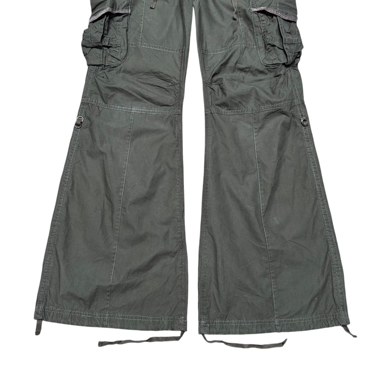 GOA G.O.A Military Cargo Super Flare Pants Parachute Size US 34 / EU 50 - 7 Thumbnail