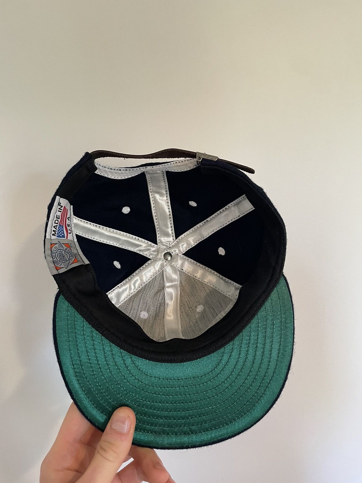 Ebbets Field Flannels Old School LA Dodgers Felt Baseball Hat Size ONE SIZE - 4 Thumbnail
