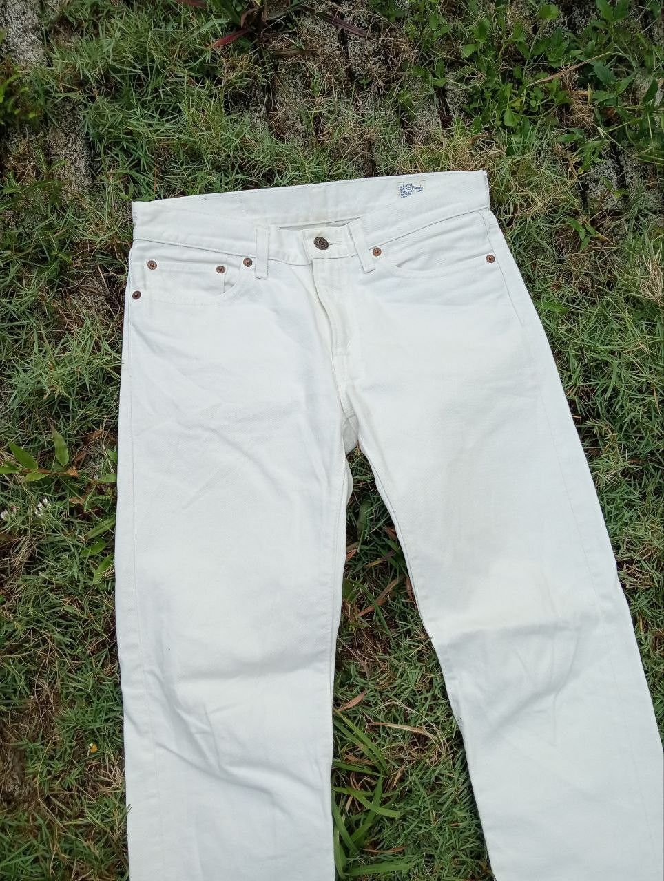 Orslow Vintage Orslow Japan Lot 107 White Jeans Size US 30 / EU 46 - 8 Thumbnail