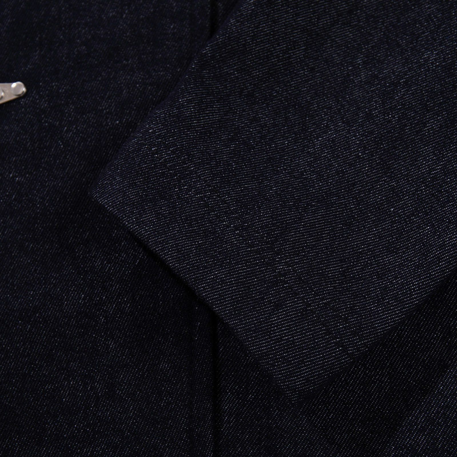 Japanese Brand Indigo Blue Raw Denim Fireman Clasp Closure Jacket Size US M / EU 48-50 / 2 - 3 Thumbnail