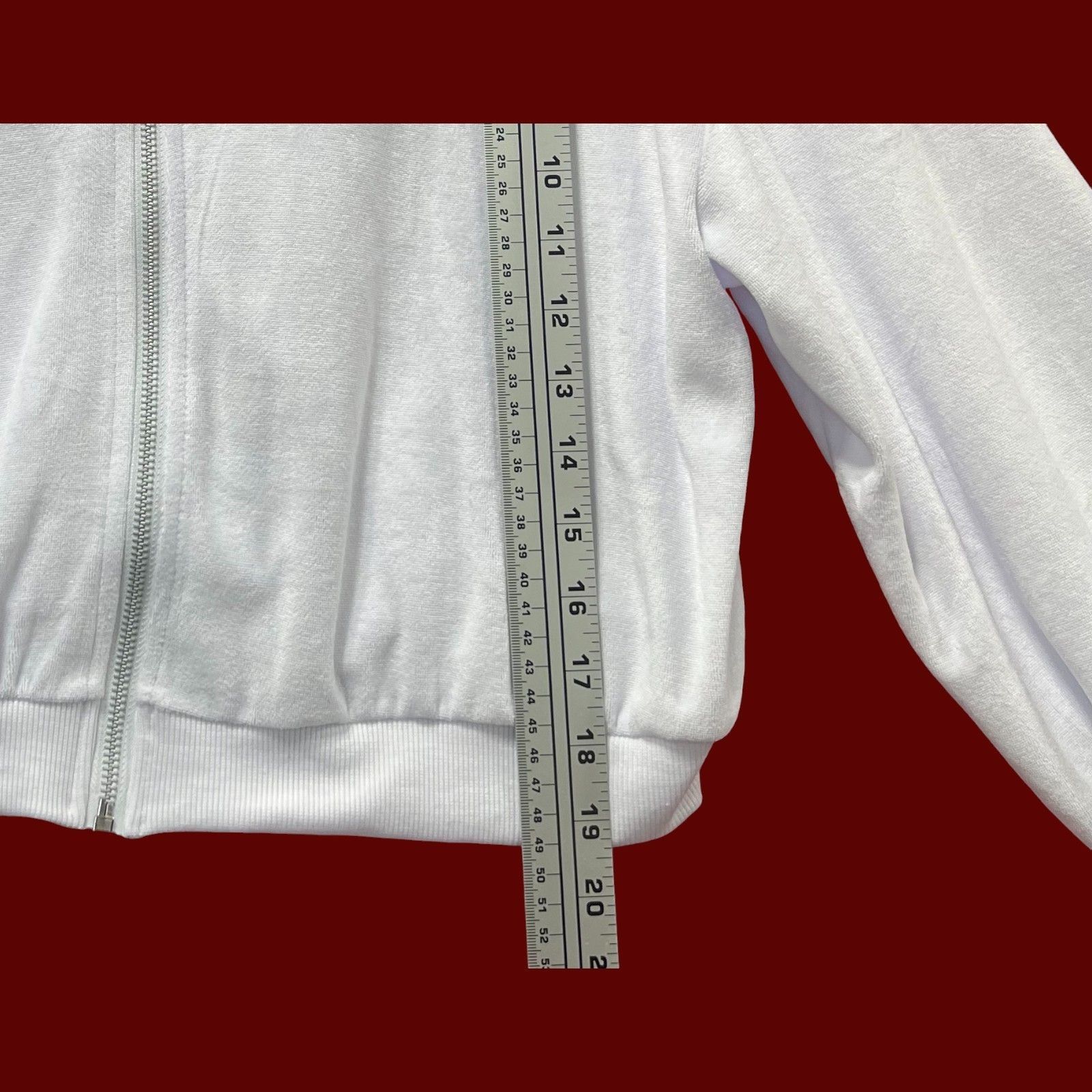 rue21 Rue 21 - Women's Long Sleeve Hooded Sweatshirt - White - Lar Size L / US 10 / IT 46 - 6 Thumbnail