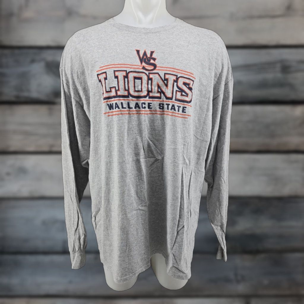 Champion Champion Wallace State Community College Shirt Mens 2XL Gray Long Sleeve Size US XXL / EU 58 / 5 - 1 Thumbnail