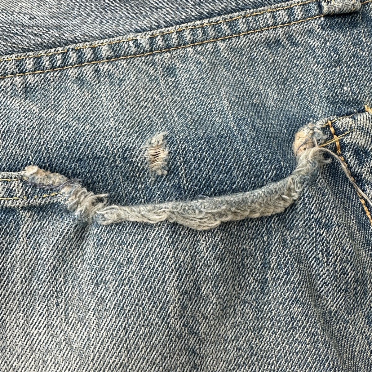 Kapital 2018 Kiro Hirata Boro Crash Jeans Denim Surf jort capris Size US 37 - 12 Thumbnail