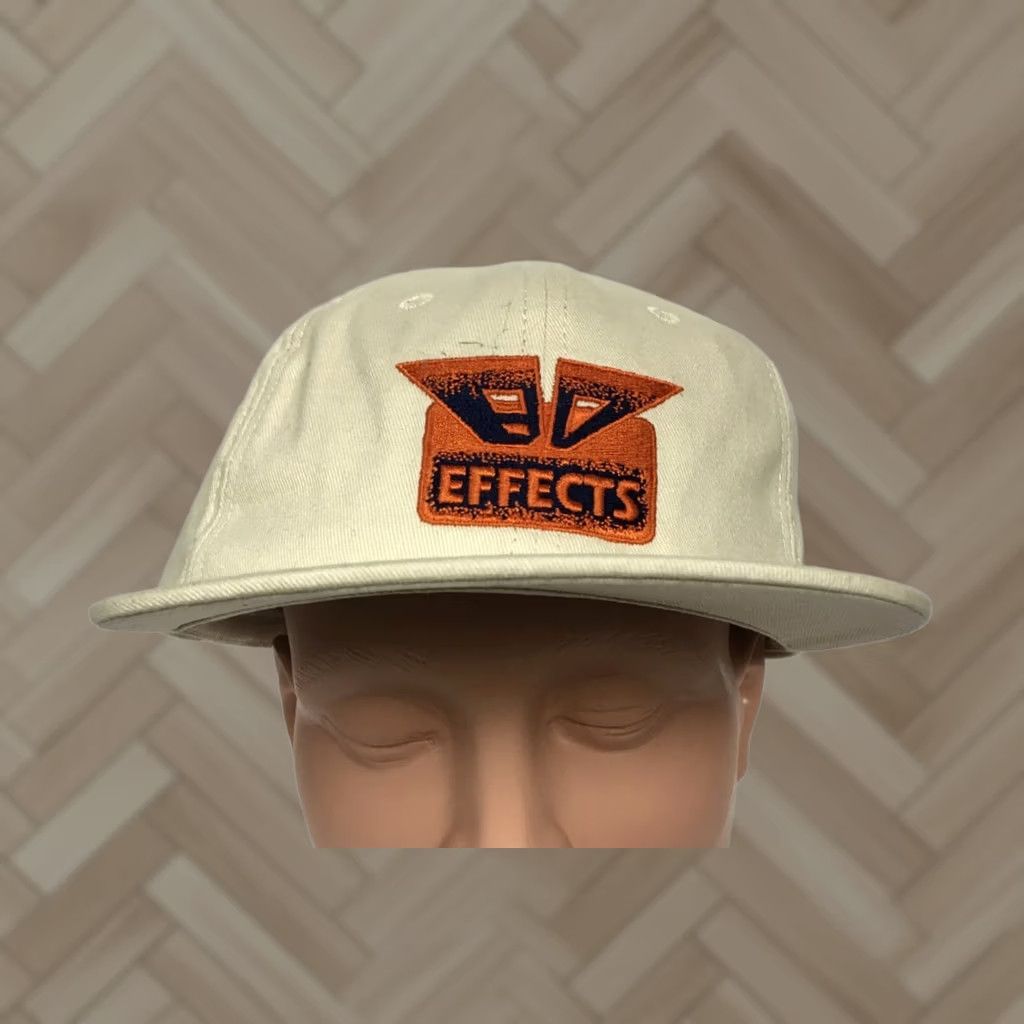 Brain Dead Brain Dead FX Twill Cap Hat Flat Brim 6 Panel Embroidered Tan OS Unisex Adults Mens Womens Adults Cap Size ONE SIZE - 1 Thumbnail