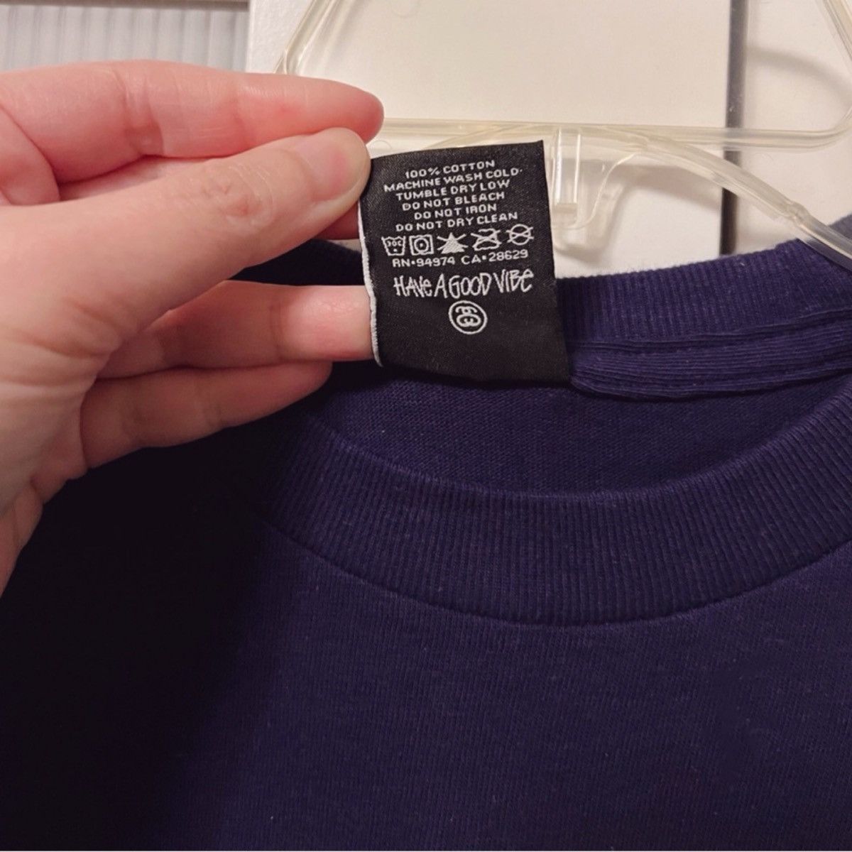 Stussy NWOT Stussy One World One Love SS Graphic Tee Navy Blue Size US M / EU 48-50 / 2 - 4 Thumbnail