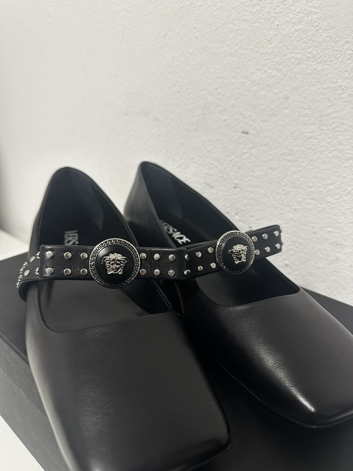 Versace Versace Gianni Ribbon Studded Ballerina Size US 9 / IT 39 - 3 Thumbnail