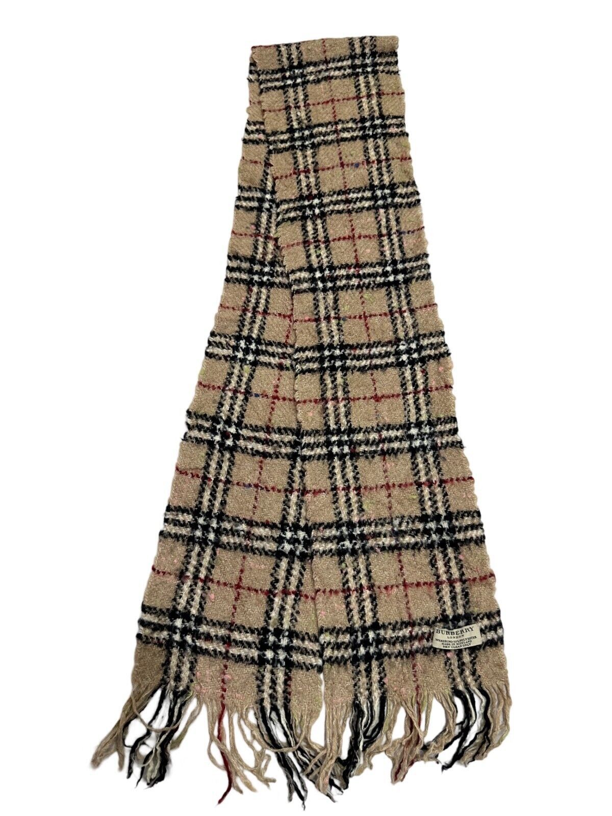 Burberry Burberry Authentic Unisex Scarf 78%Merino 22%Polyester Size ONE SIZE - 1 Thumbnail