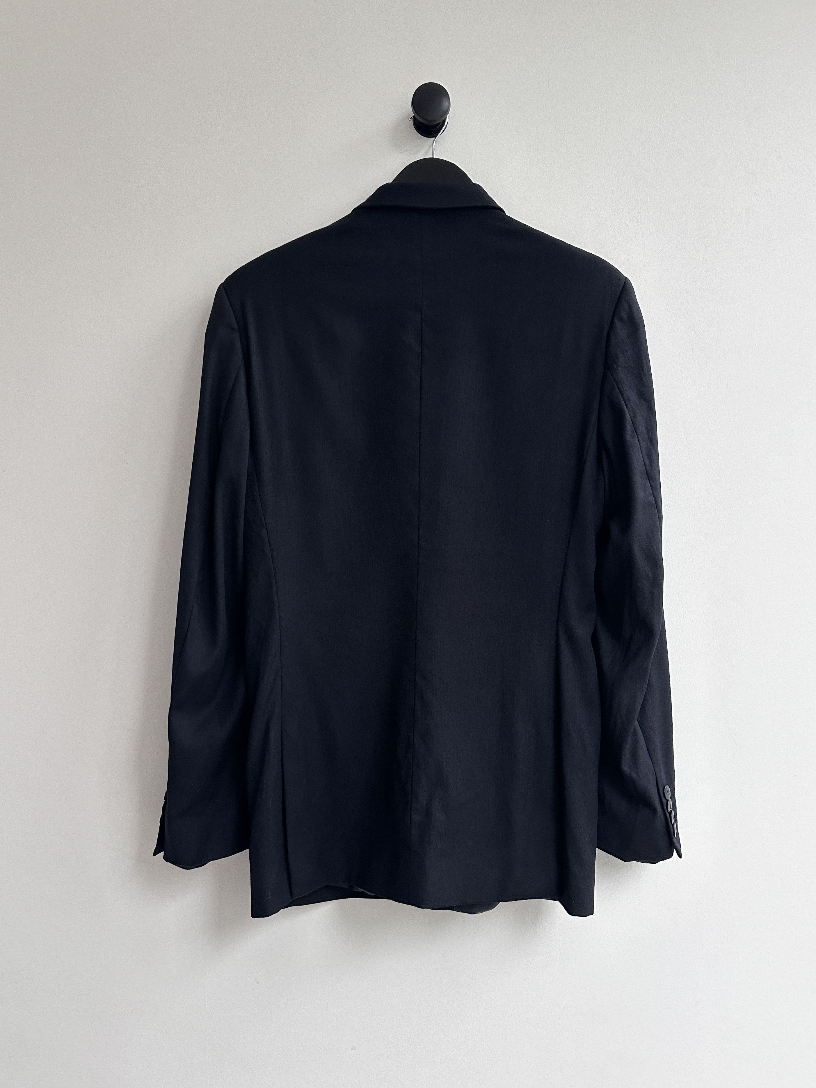 Versace Vintage Gianni Versace Navy Blazer Size 50R - 2 Thumbnail