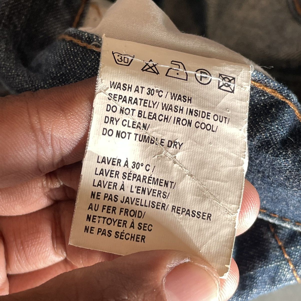 Acne Studios × Lanvin × Vintage Lanvin x Acne basic denim pants jeans straight Size US 34 / EU 50 - 7 Thumbnail