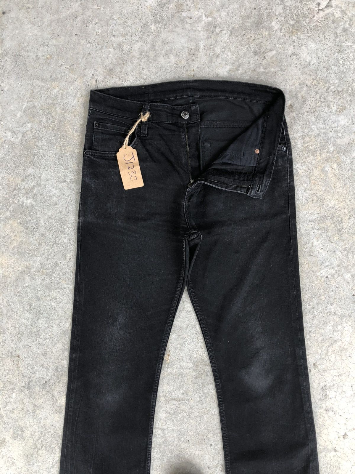 If Six Was Nine Y2k Levi’s Flared Jeans Distressed Denim 507 Size US 32 / EU 48 - 3 Thumbnail