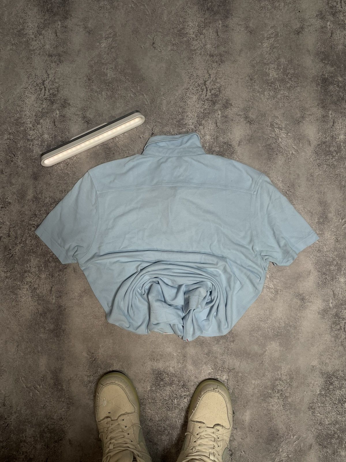 Orlebar Brown Orlebar Brown Tailored Fit Sky Cotton Pique Polo M Size US M / EU 48-50 / 2 - 9 Thumbnail