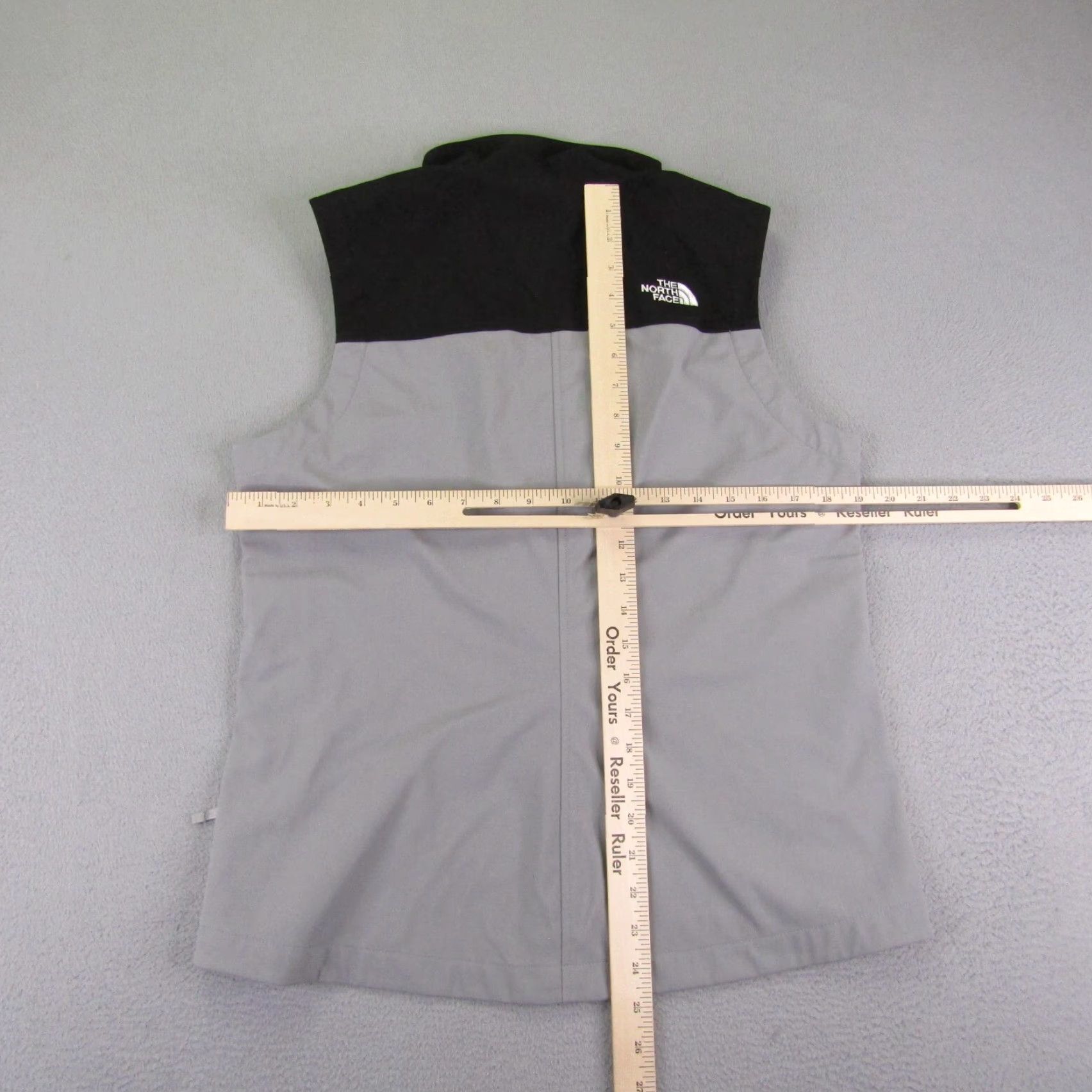 The North Face The North Face Vest Womens M Black Gray Windbreaker Zip Up Softshell Hiking Vest (Mid-Length) Womens Size M / US 6-8 / IT 42-44 - 6 Thumbnail