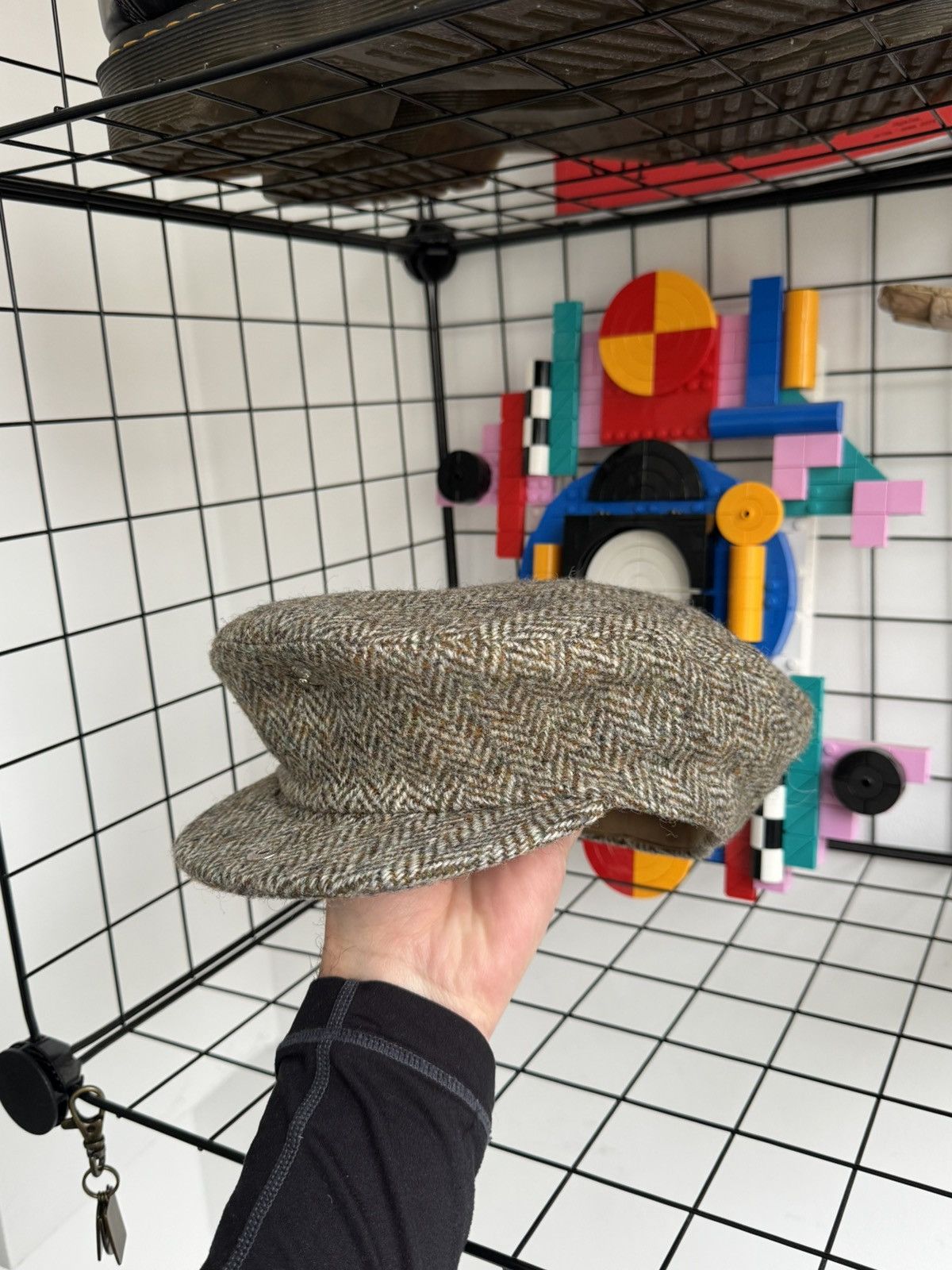 Harris Tweed Vintage Dunn & Co Tweed Cabbie Hat Wool British Harris Tweed Size ONE SIZE - 1 Thumbnail