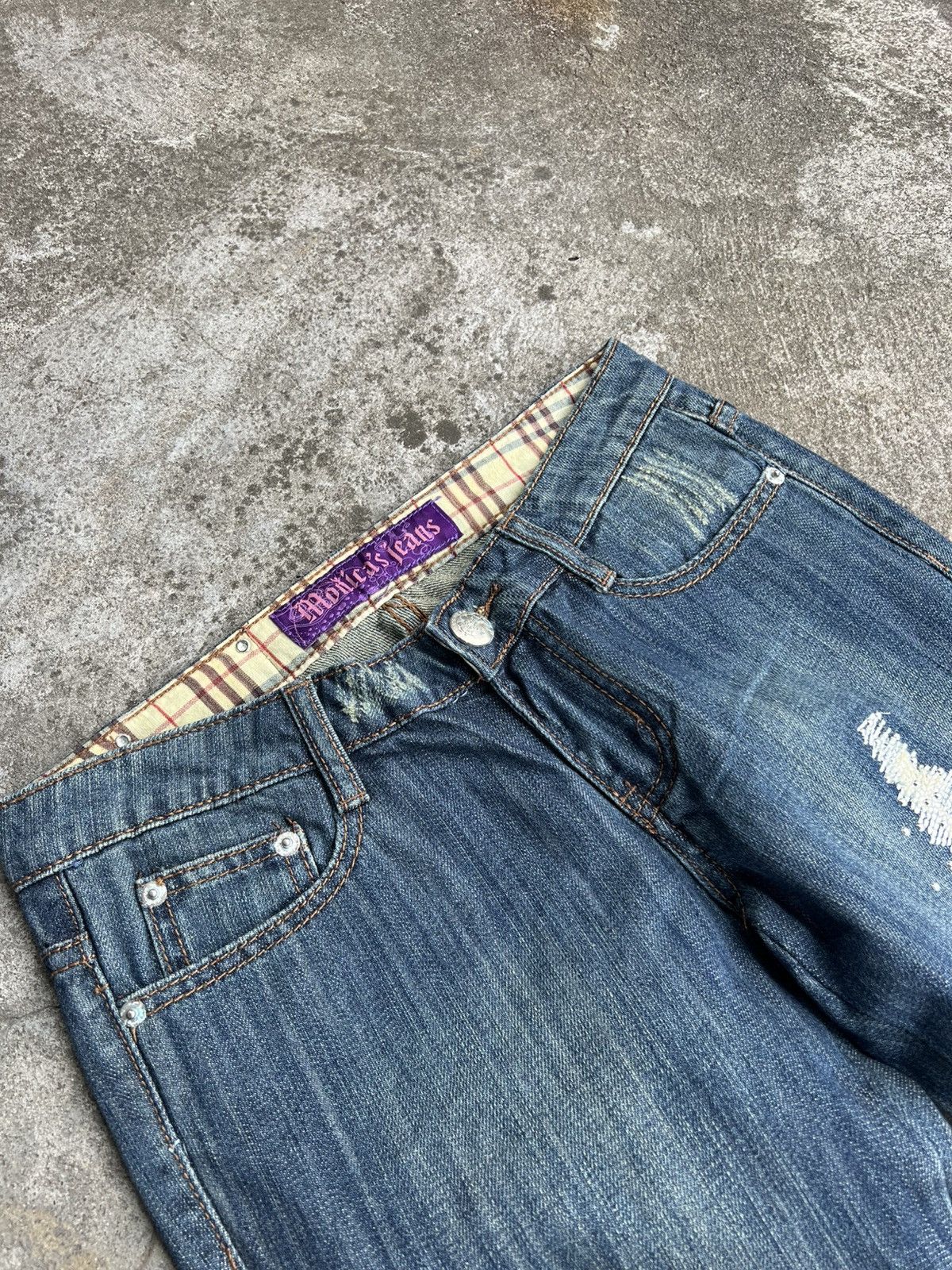 Hysteric Glamour × If Six Was Nine × Vintage RARE vintage If Six Was Nine style flared jeans Y2K Size US 30 / EU 46 - 5 Thumbnail