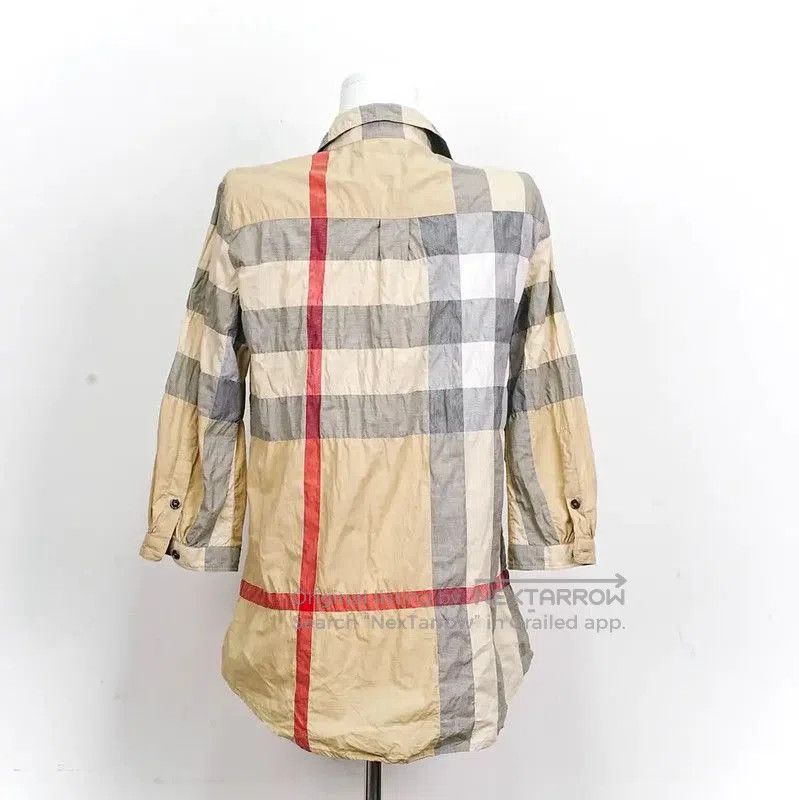 Burberry Burberry Summer Beige Check Long Sleeve Shirt. Size XS / US 0-2 / IT 36-38 - 3 Thumbnail