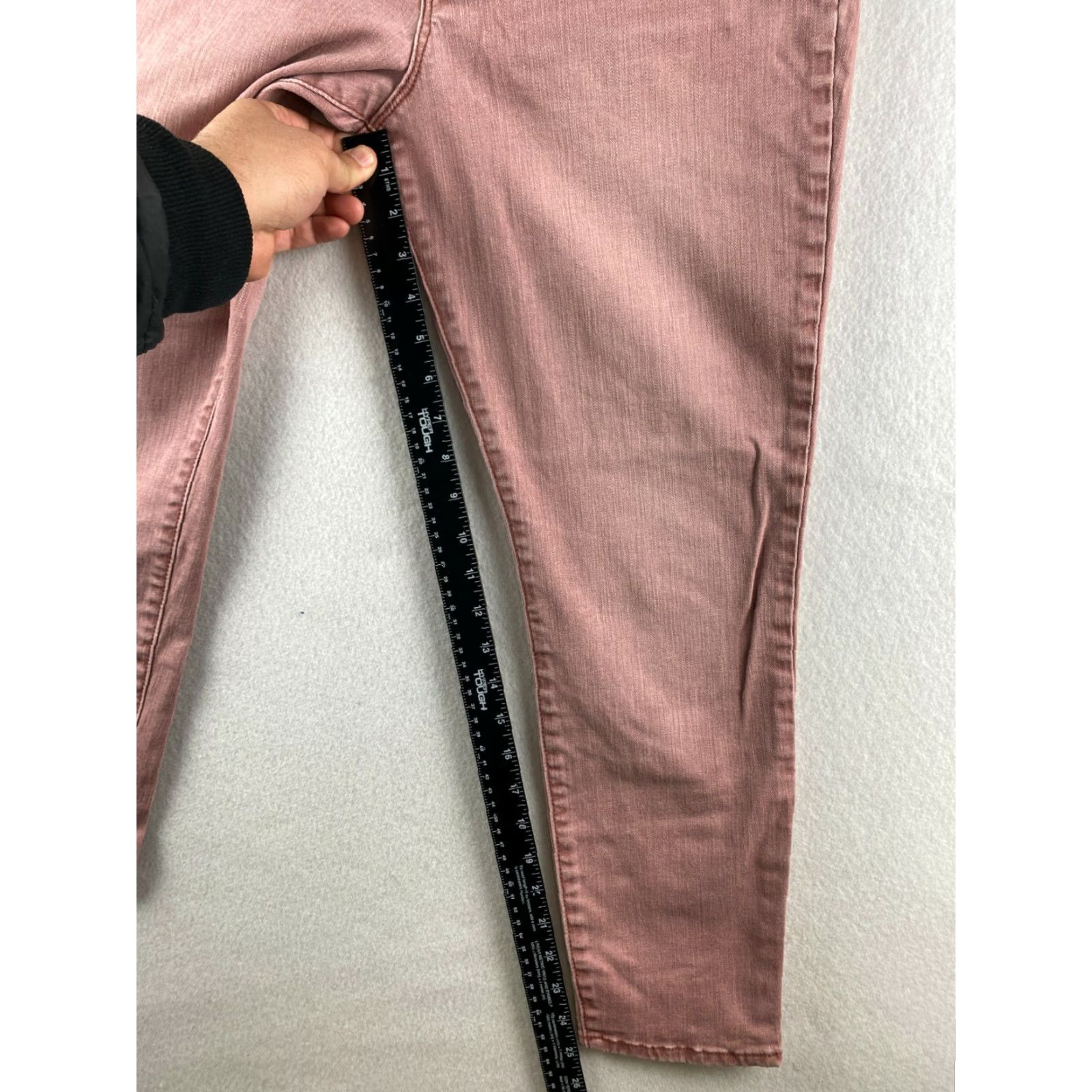 Vintage VINTAGE America Jeans Womens Missy Ankle Stretch Denim 5 Pocket Coral Red Jeans 10 / 30 Regular Size 32" / US 10 / IT 46 - 6 Thumbnail