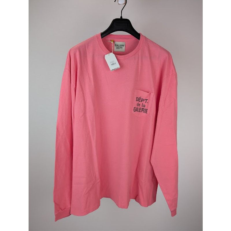 Gallery Dept. o1rshd1 French Logo Long Sleeve T-Shirt in Salm Size US XXL / EU 58 / 5 - 2 Thumbnail