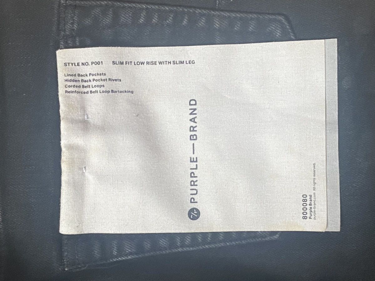 Purple Brand Purple Jeans P001 Black Oil Spill Size US 30 / EU 46 - 3 Thumbnail