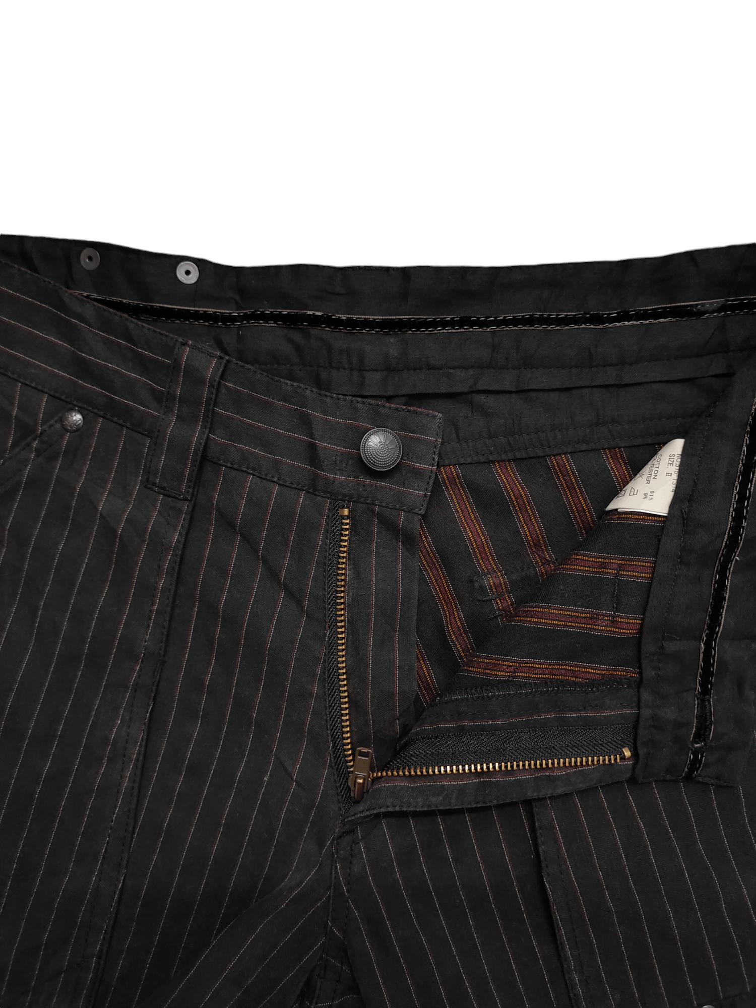 291295=Homme Vintage 291295=Homme Japan Pin Striped Cargo Pants Size US 31 - 19 Thumbnail