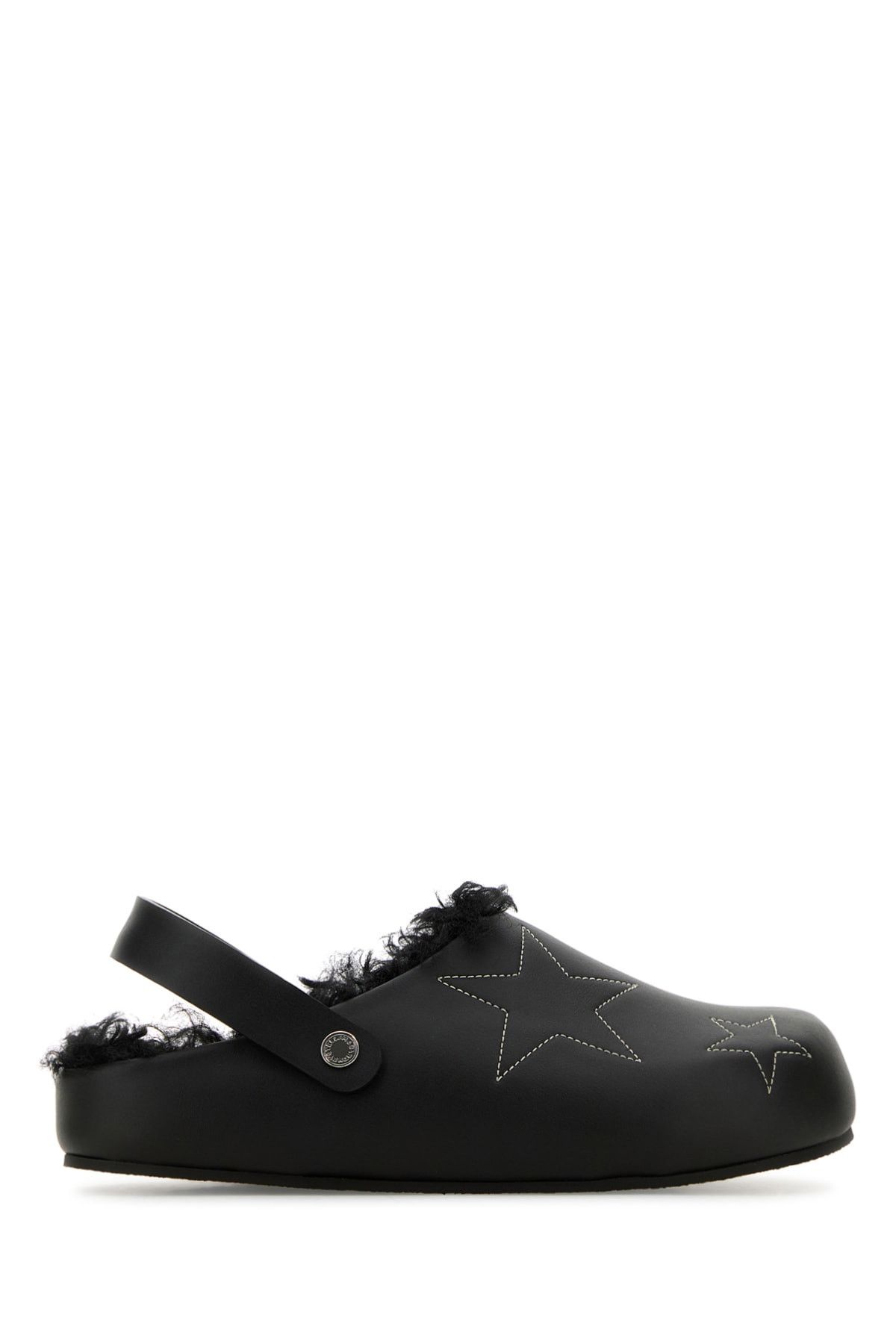 Stella McCartney Black Alter Mat Elyse Slippers Size US 7 / IT 37 - 1 Thumbnail