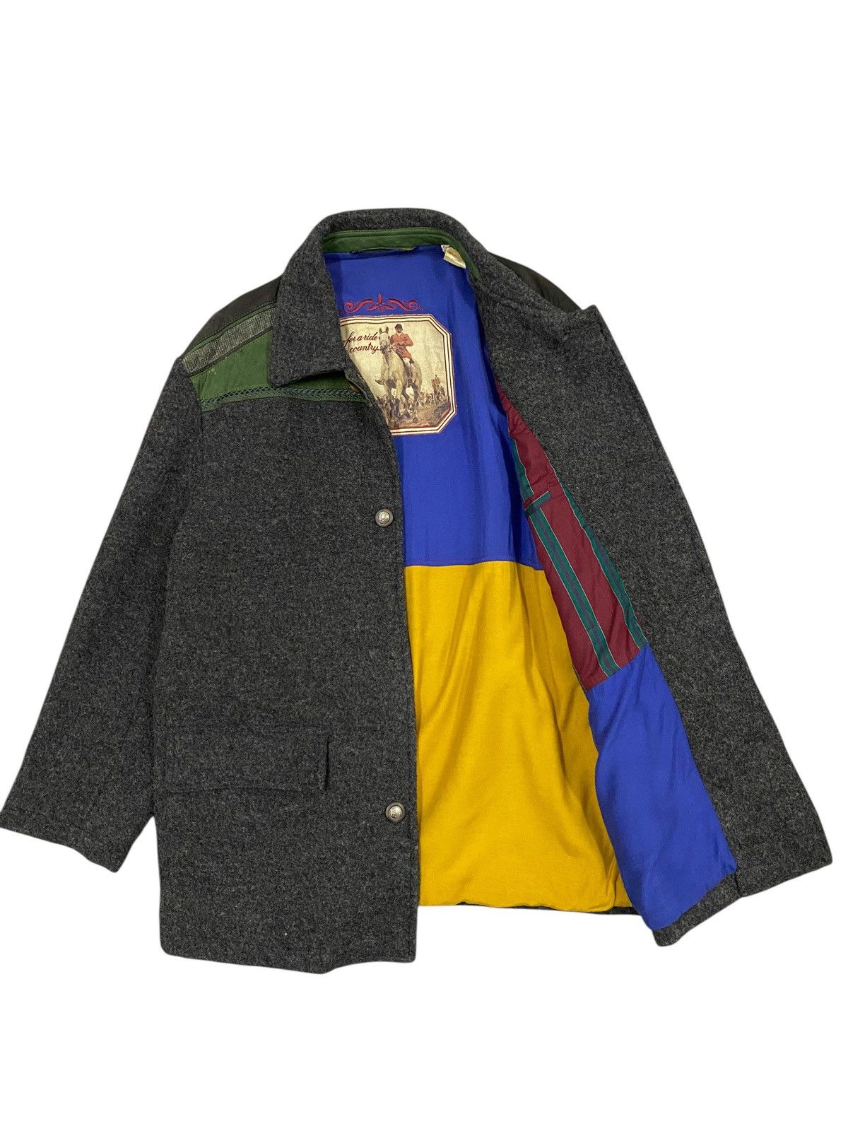 Japanese Brand Vtg Umbreto Wool Jacket Size US XL / EU 56 / 4 - 1 Thumbnail