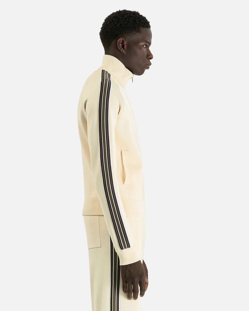 Wales Bonner o1s1v1r1oon0825 Tide Track Top in White/Ivory Size US XL / EU 56 / 4 - 3 Thumbnail