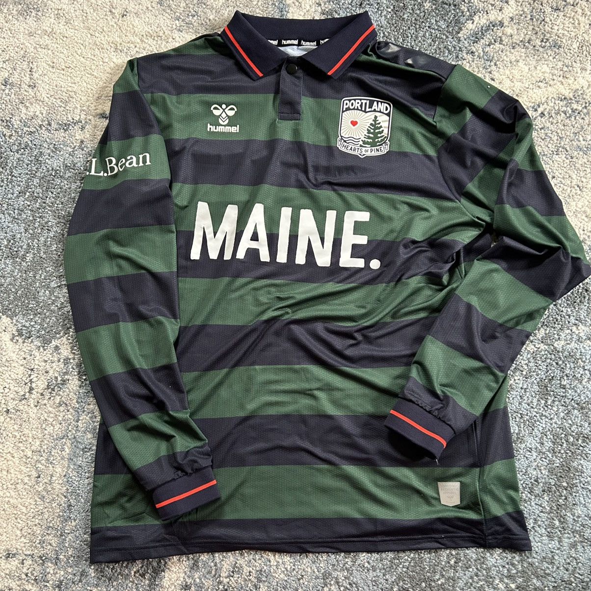 Hummel PORTLAND HEARTS OF PiNE MAiNE WOODS & WATER L/S POLO COLLAR Size US XXL / EU 58 / 5 - 1 Thumbnail