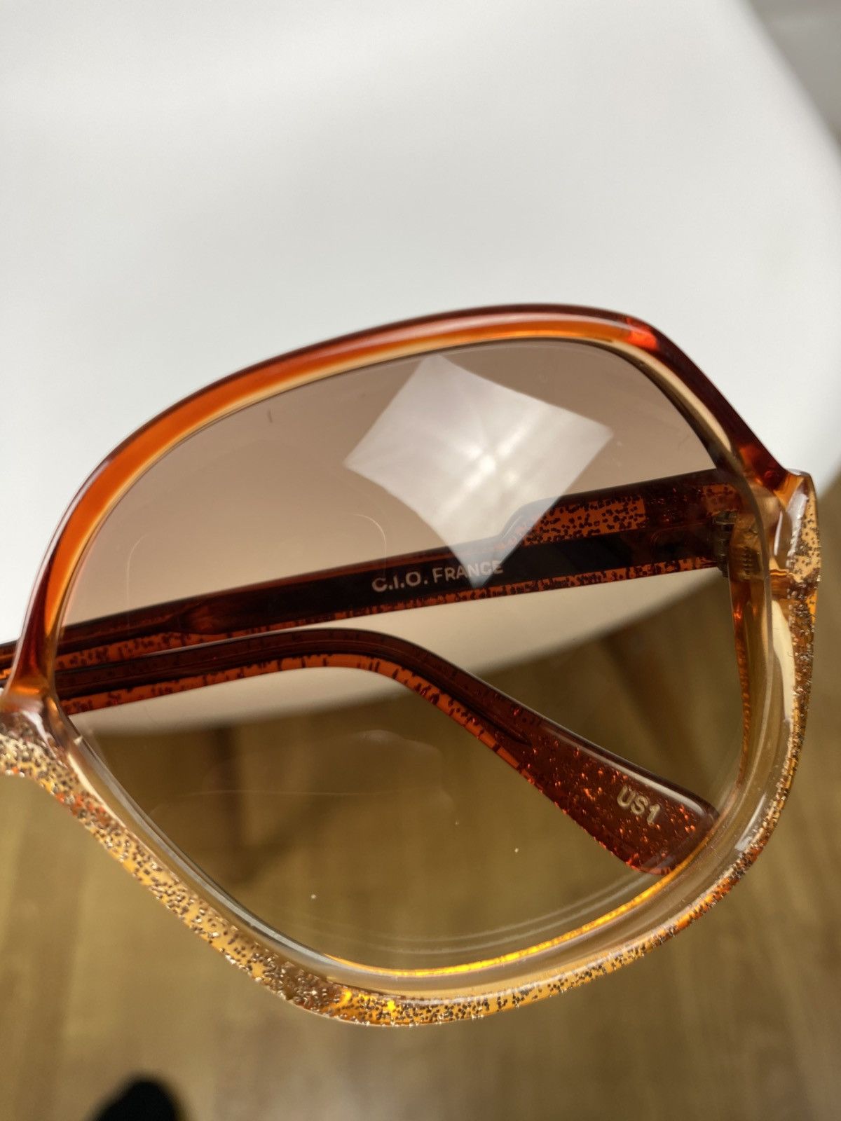 Charles Jourdan J Jourdan Paris Glitter Sunglasses Retro Playboy Vintage Size ONE SIZE - 14 Thumbnail