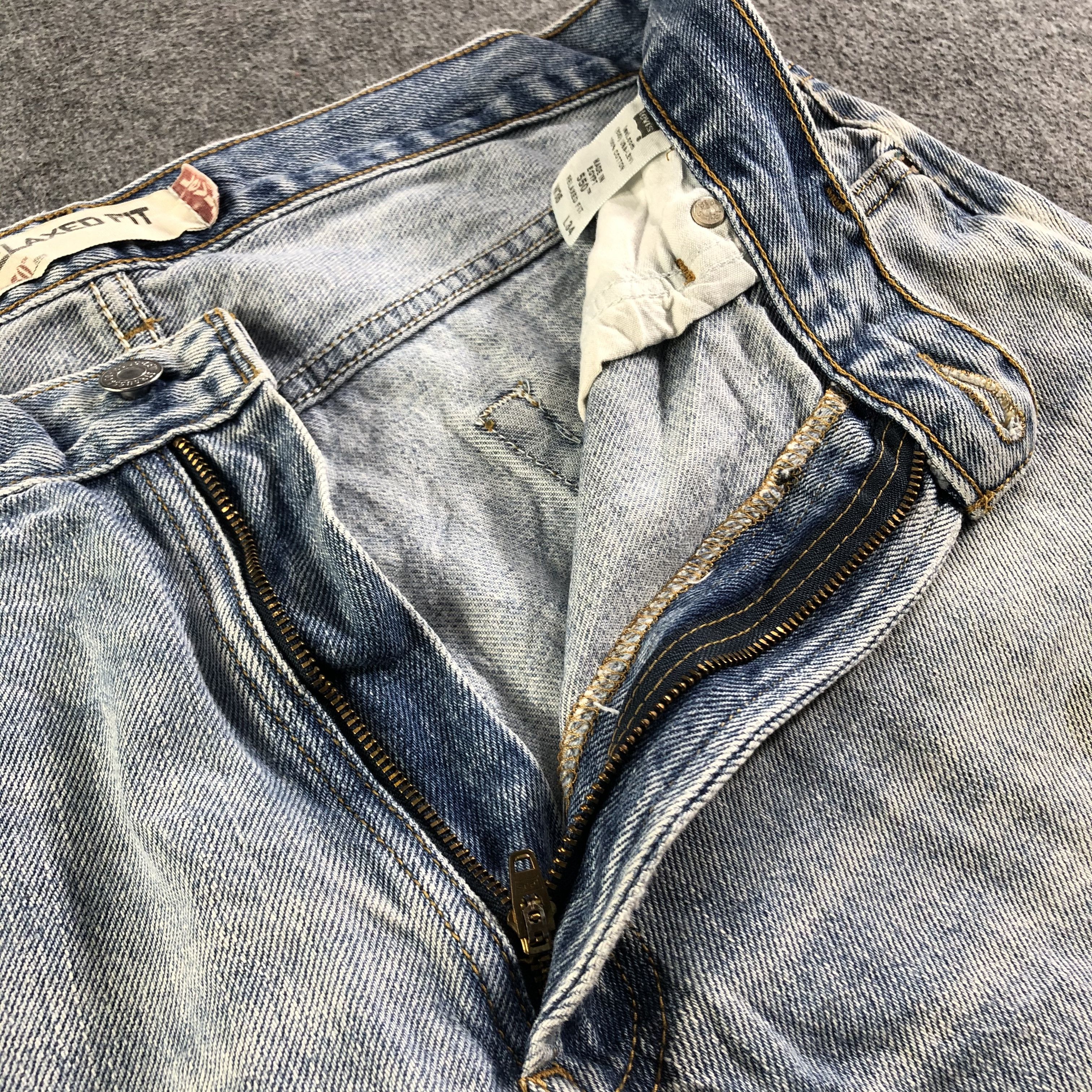 Levi's Vintage Blue Wash Levis 550 Jeans-J3130 Size US 38 / EU 54 - 7 Thumbnail