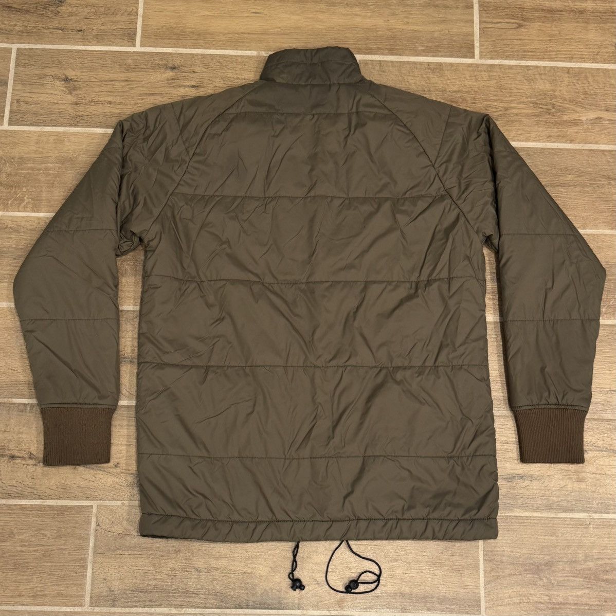 The Hundreds × Vintage The Hundreds Military Green Flag Quilted Puffer Jacket Coat Size US L / EU 52-54 / 3 - 2 Thumbnail