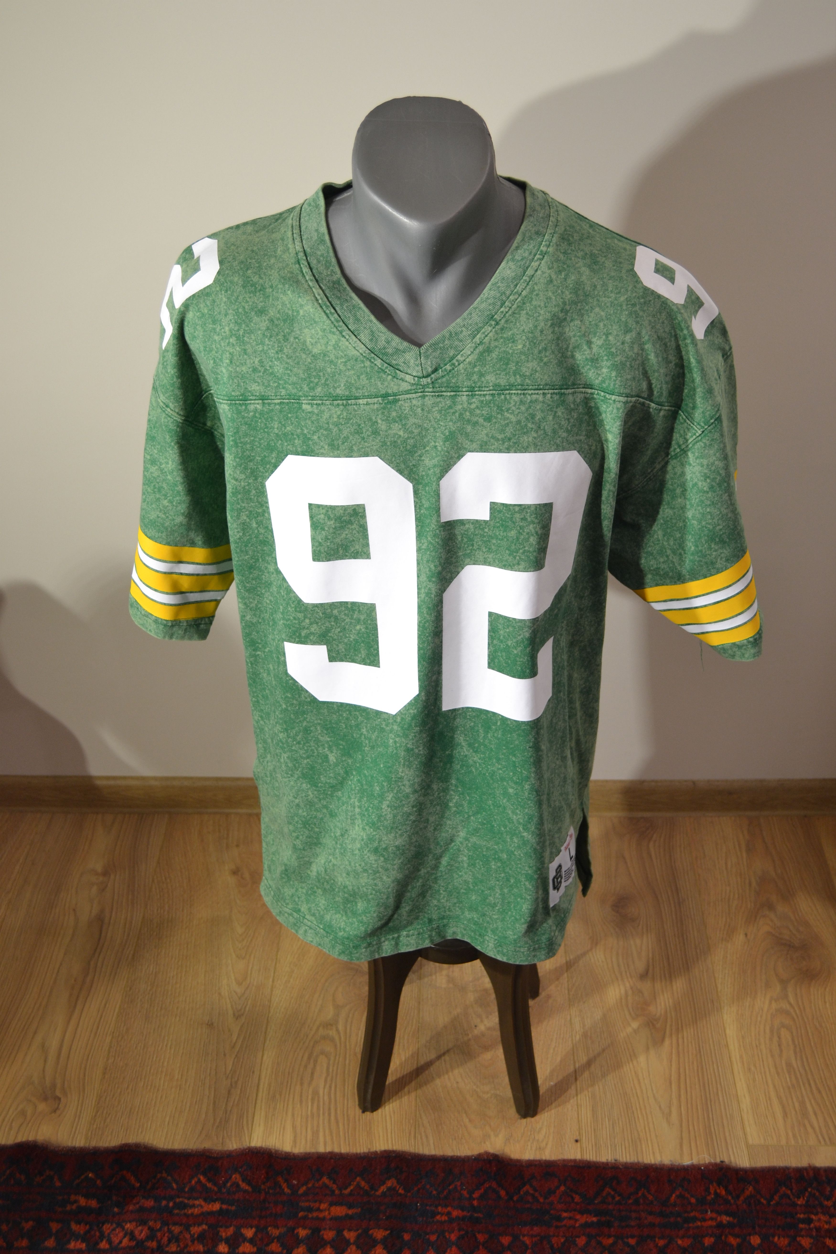Mitchell & Ness Jersey Mitchell & Ness Green 92 Throwback | Rare NFL White Size US L / EU 52-54 / 3 - 2 Thumbnail