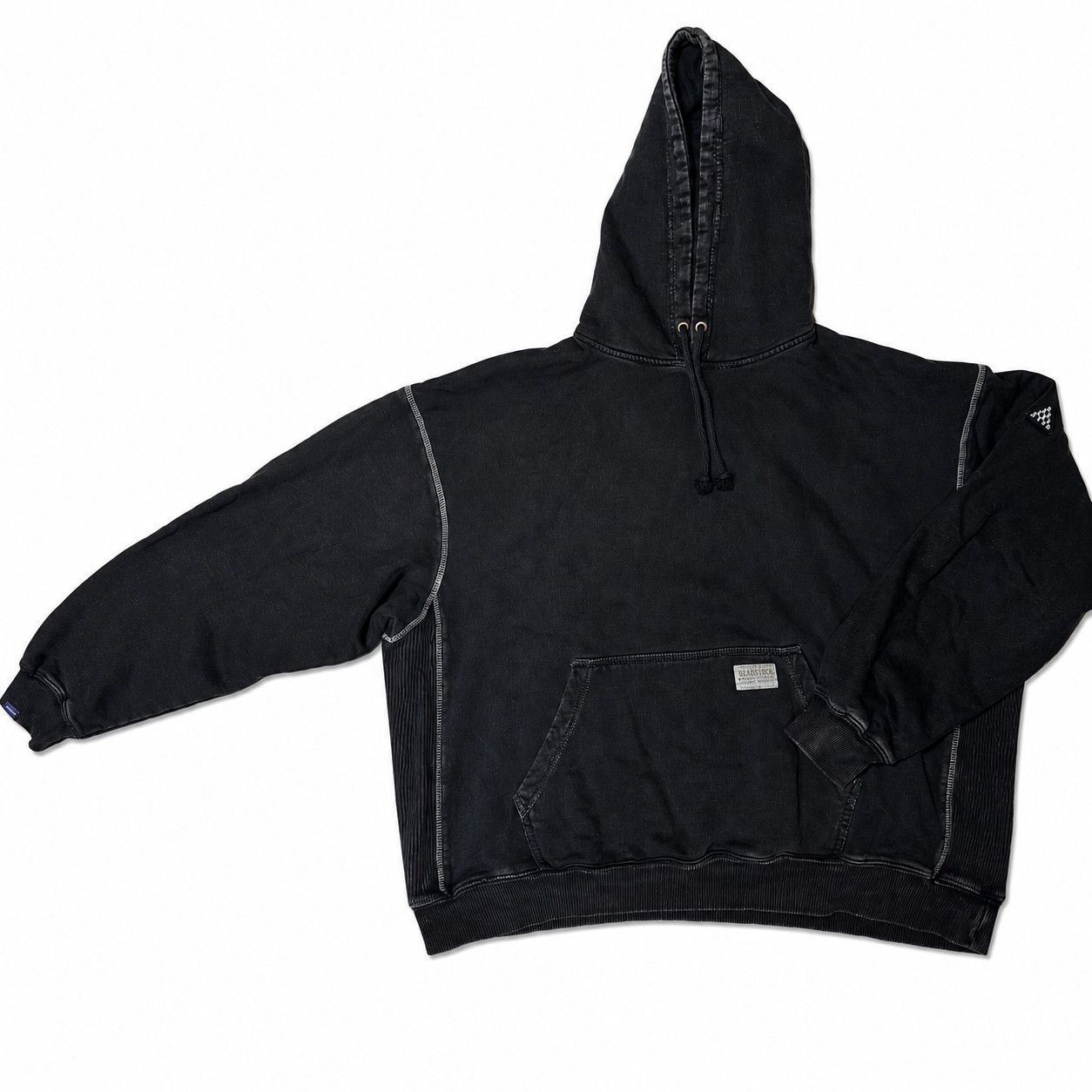 DEVA STATES Black Tides Hoodie (Garment Dye) Size US XXL / EU 58 / 5 - 2 Thumbnail