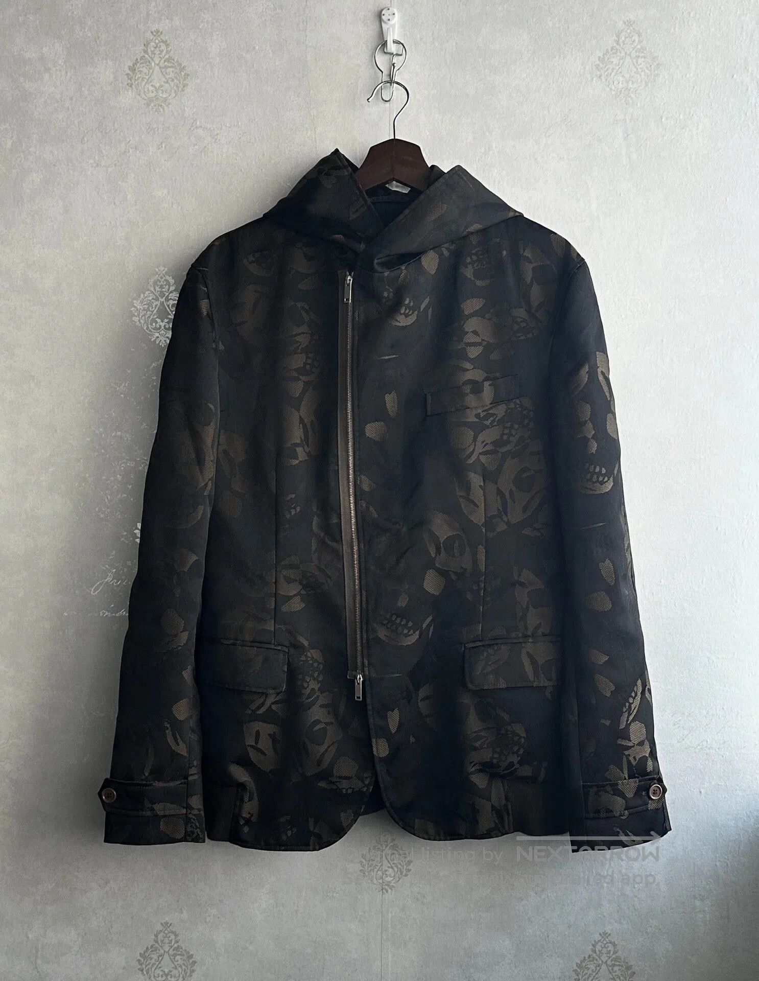 Alexander McQueen ALEXANDER MCQUEEN size48 Dark patterned skull woven jacket| Size US M / EU 48-50 / 2 - 1 Thumbnail