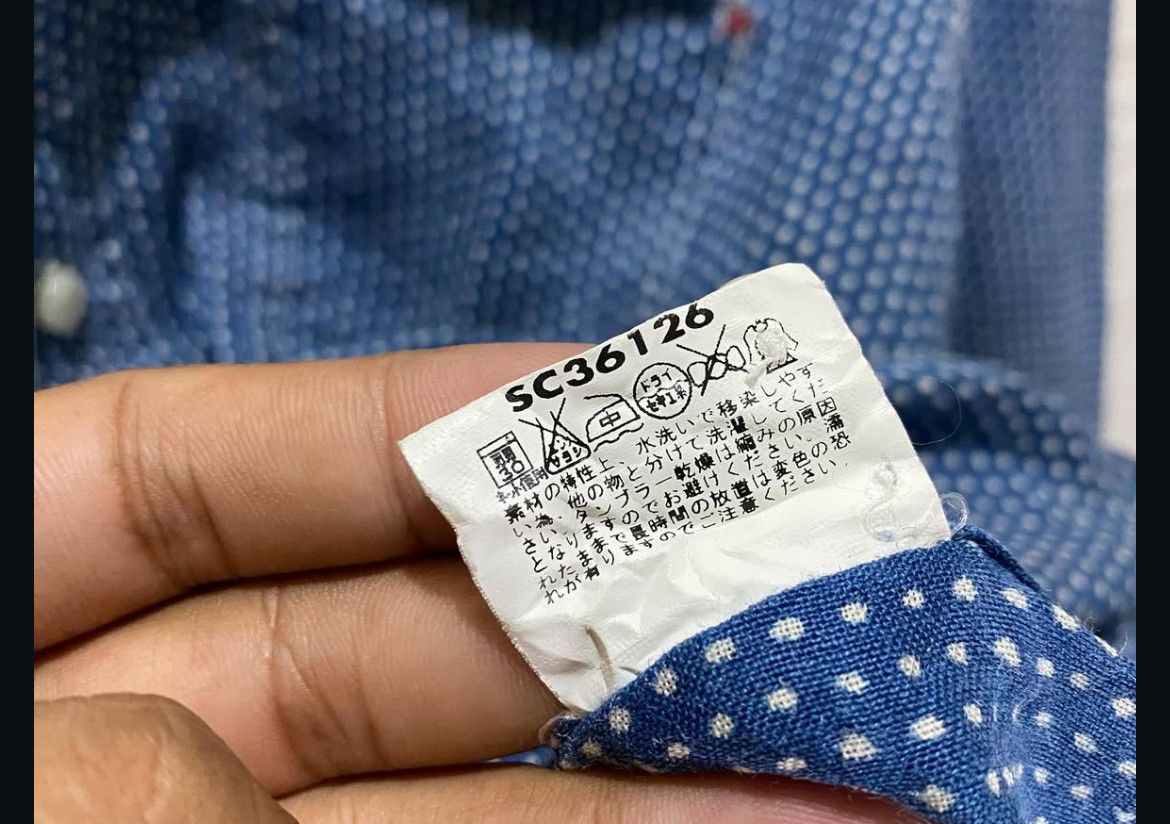 Sugar Cane 2000s Sugar Cane Polkadot Button Shirt Size US M / EU 48-50 / 2 - 7 Thumbnail