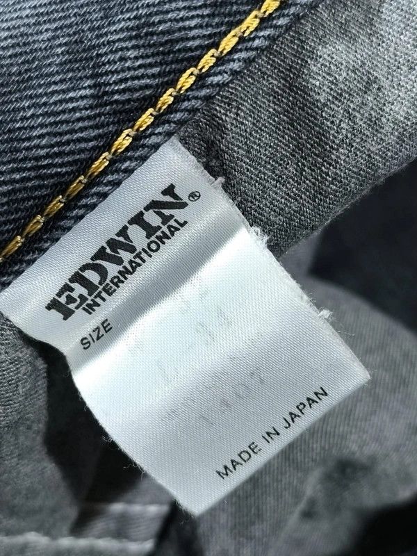 Edwin Edwin Made In Japan Jeans Charcoal Grey Vintage 90s Size US 31 - 9 Thumbnail