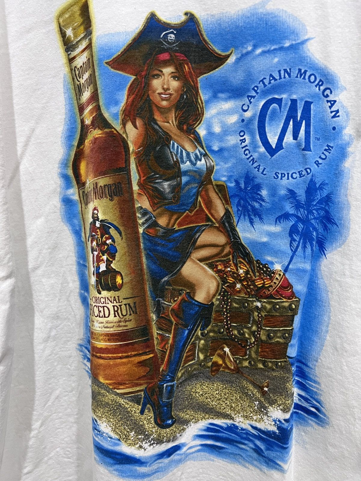 Japanese Brand × Vintage Vintage Y2K Captain Morgan Promo Tee 2XL Size US XXL / EU 58 / 5 - 3 Thumbnail